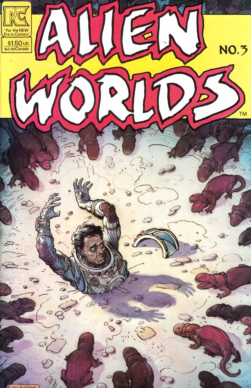 Alien Worlds #3 Very Fine (8.0) [Pacific Comic] THUMBNAIL