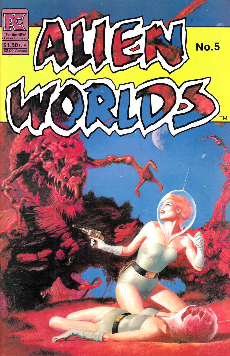 Alien Worlds #5 Near Mint (9.4) [Pacific Comic] LARGE
