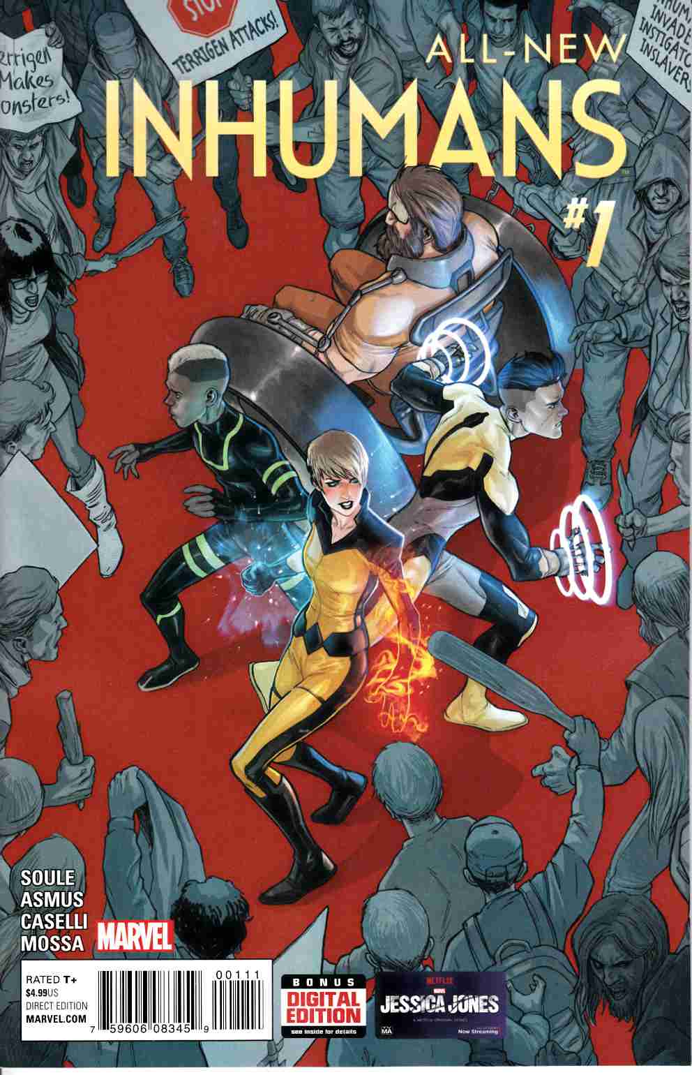 All New Inhumans #1 Fine (6.0) [Marvel Comic] LARGE