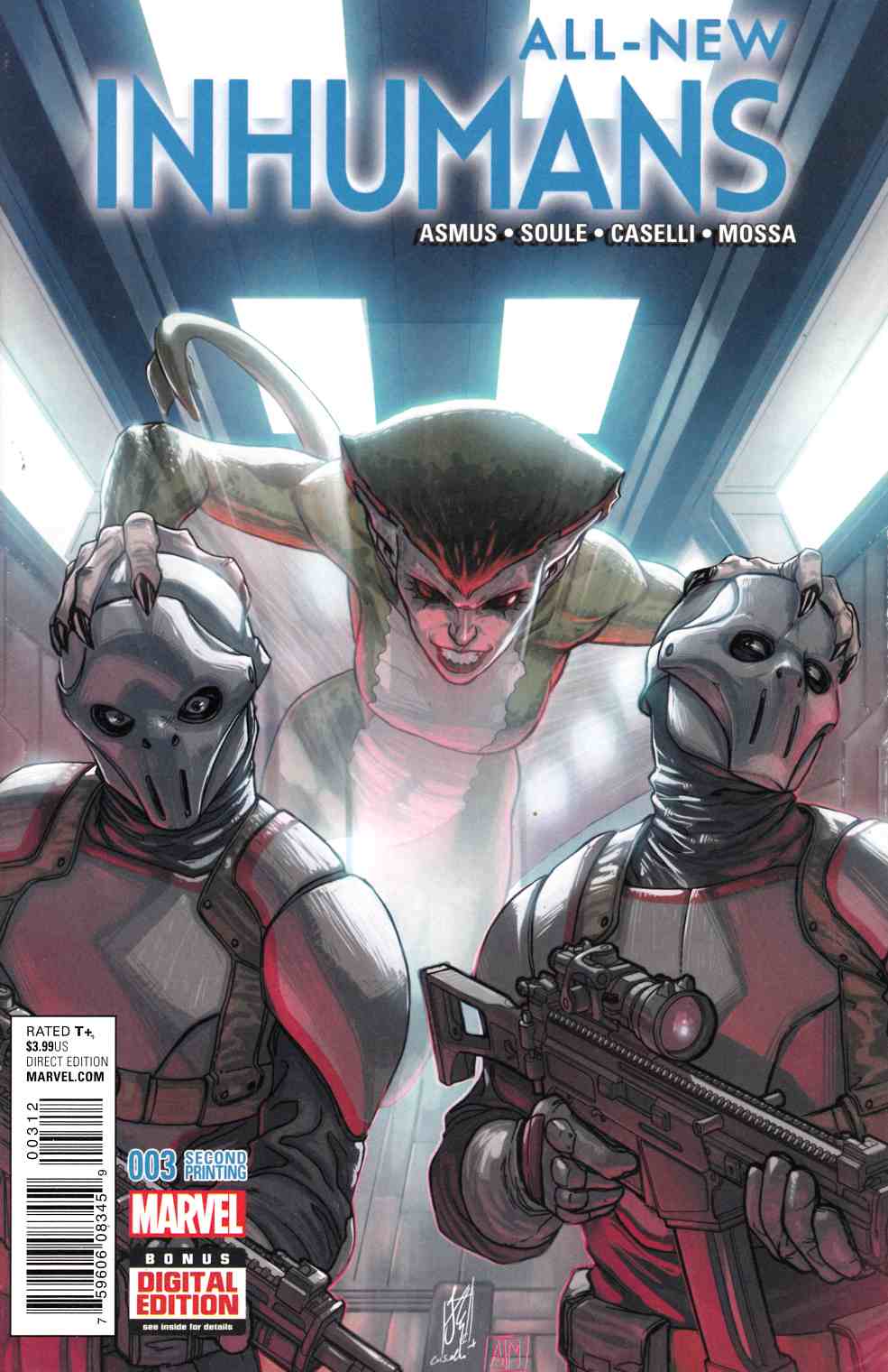 All New Inhumans #3 Second Printing [Marvel Comic] LARGE