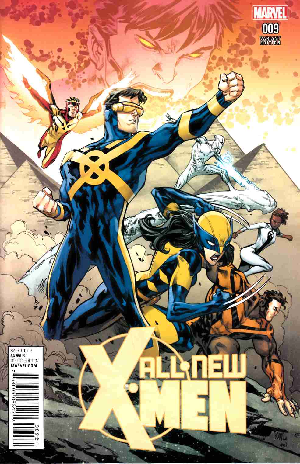 All New X-Men #9 Lashley Connecting C Variant Cover [Marvel Comic] LARGE