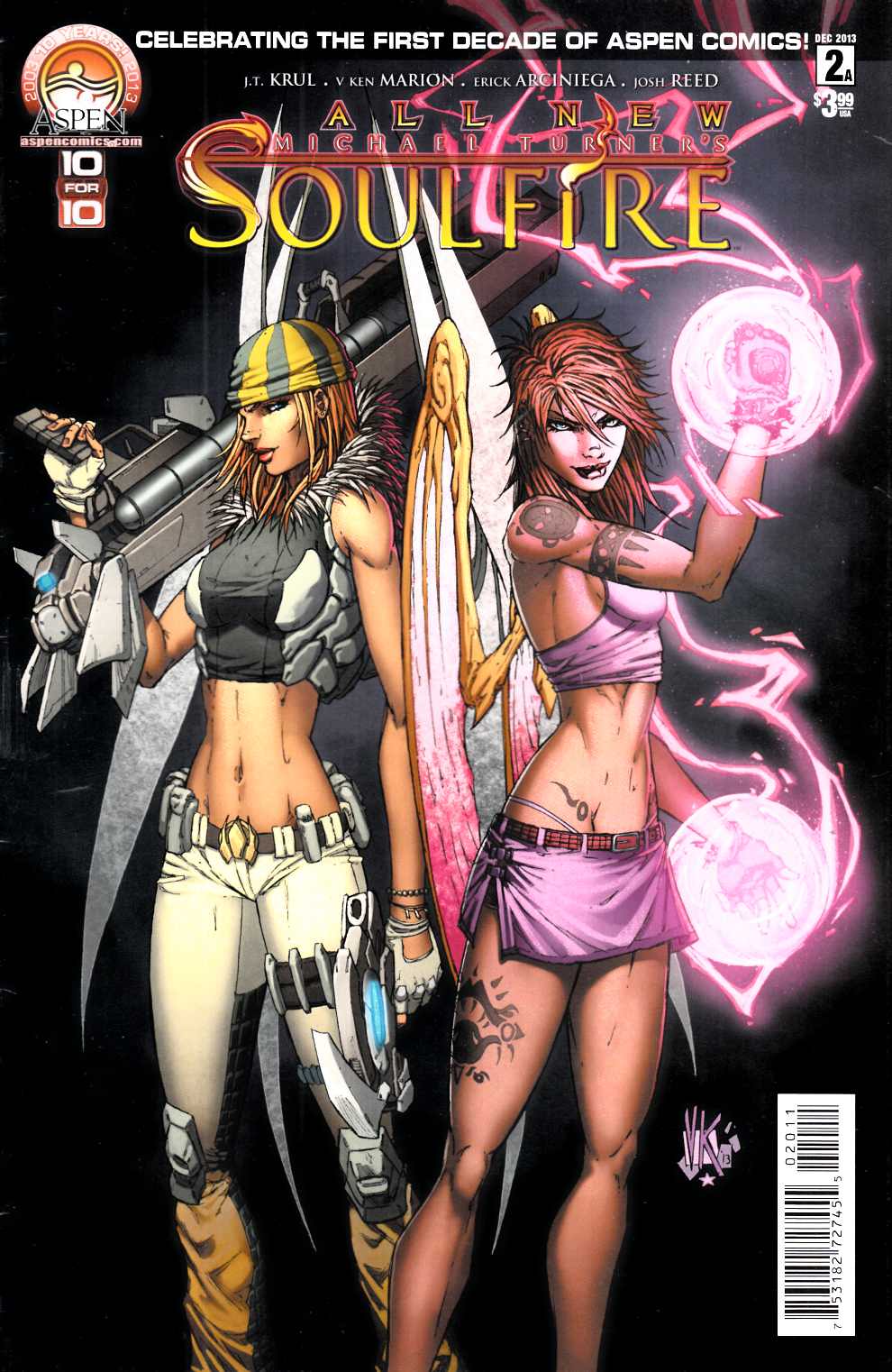 All New Soulfire #2 Cover A Very Fine (8.0) [Aspen Comic] THUMBNAIL