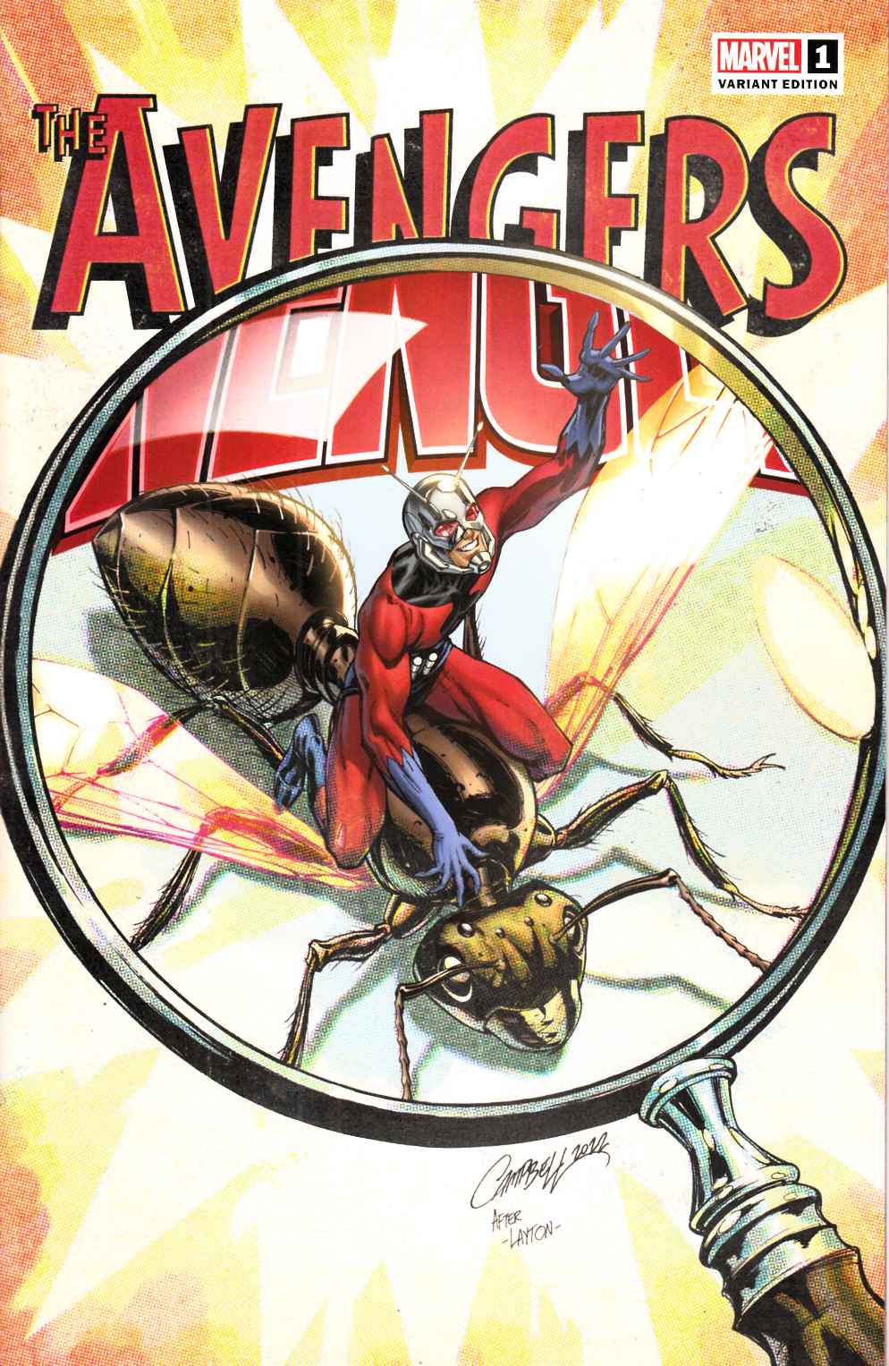 All-Out Avengers #1 Campbell Variant Cover Near Mint (9.4) [Marvel Comic] THUMBNAIL