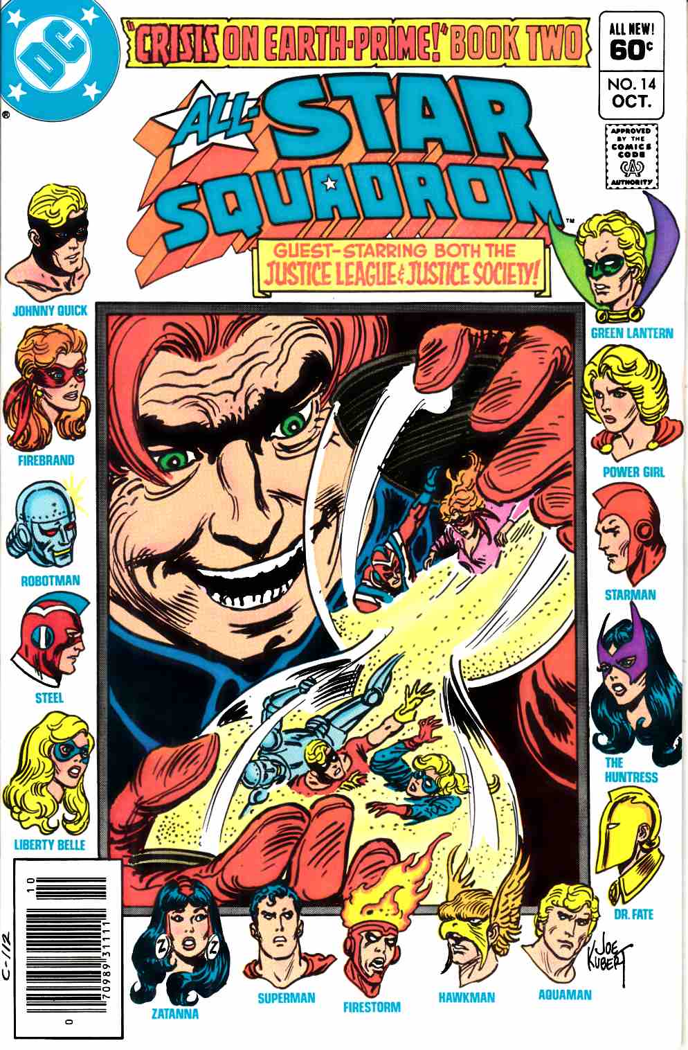 All Star Squadron #14 Newsstand Edition Fine (6.0) [DC Comic] LARGE
