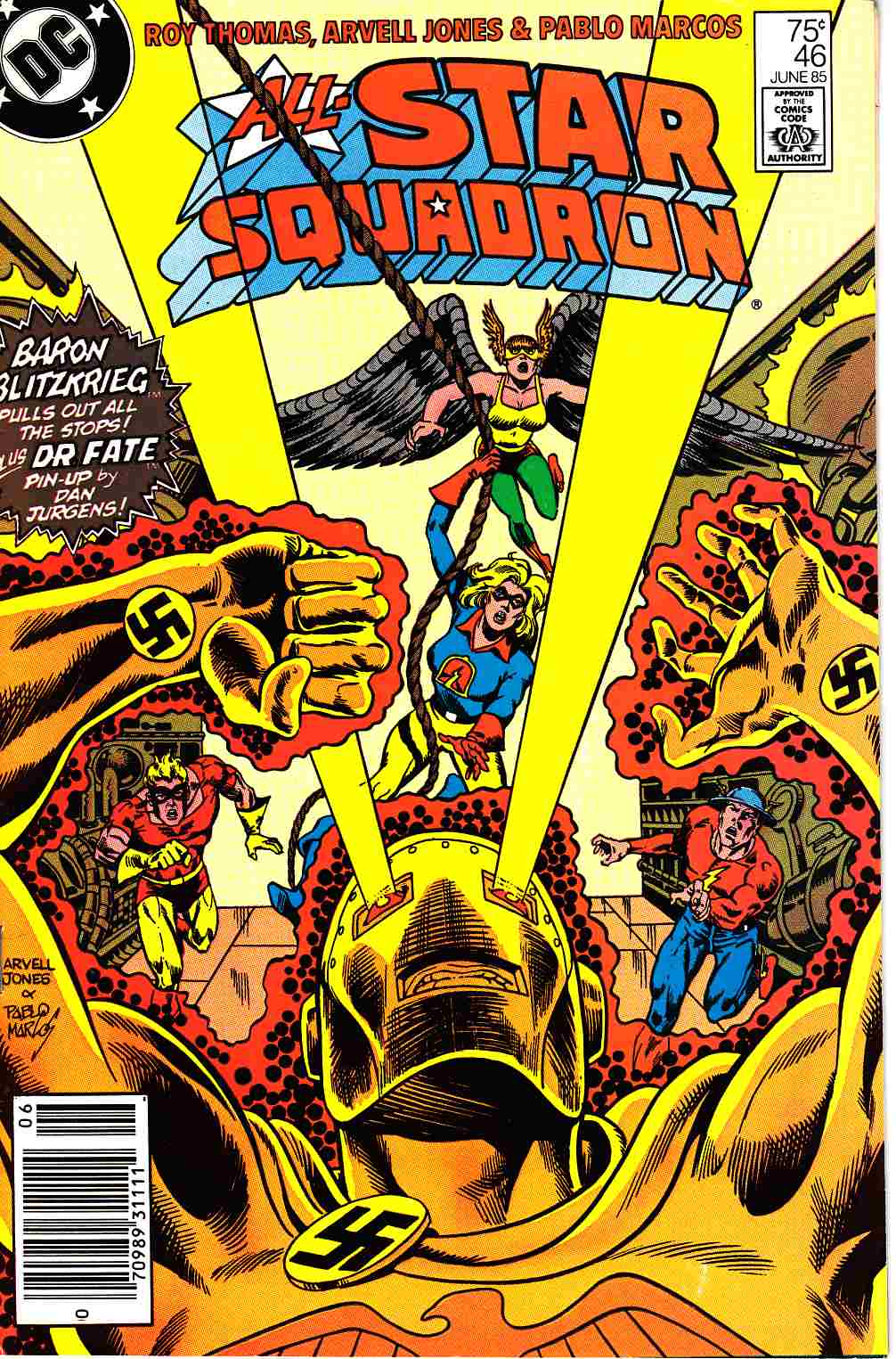All Star Squadron #46 Newsstand Edition Very Fine Plus (8.5) [DC Comic] THUMBNAIL