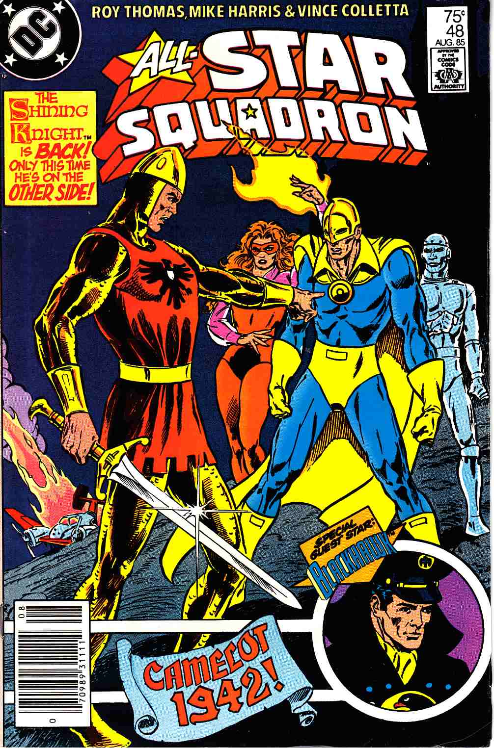 All Star Squadron #48 Newsstand Edition Very Fine Minus (7.5) [DC Comic] THUMBNAIL
