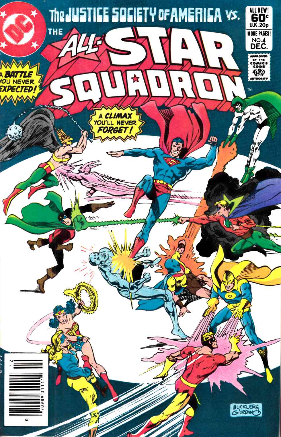 All Star Squadron #4 Newsstand Edition Very Fine (8.0) [DC Comic] LARGE