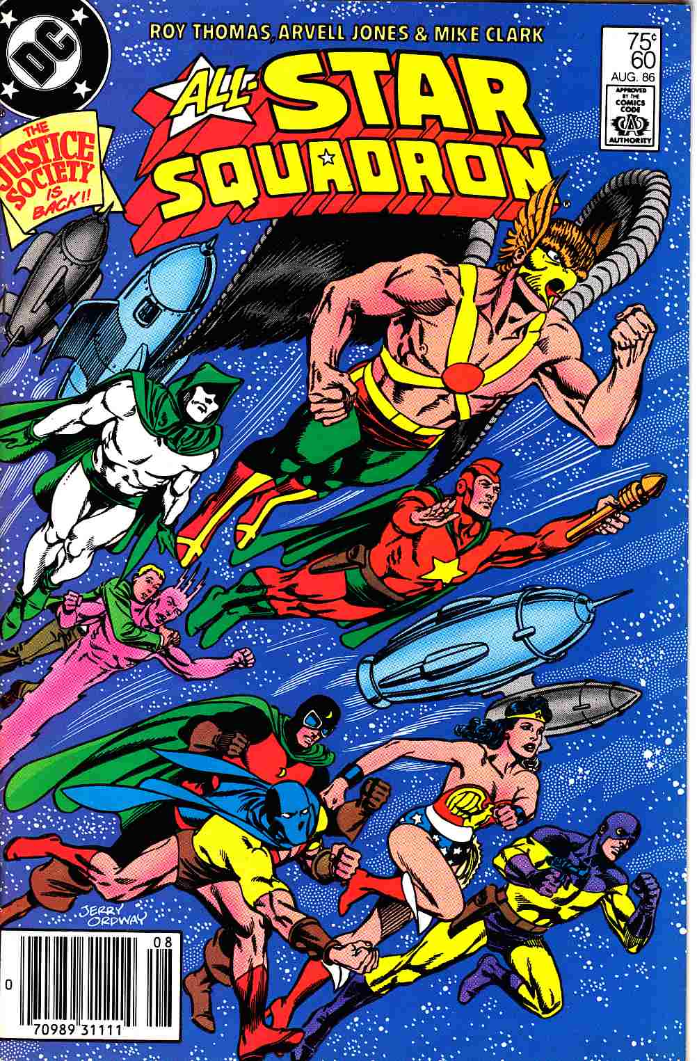 All Star Squadron #60 Newsstand Edition Very Fine Minus (7.5) [DC Comic] THUMBNAIL
