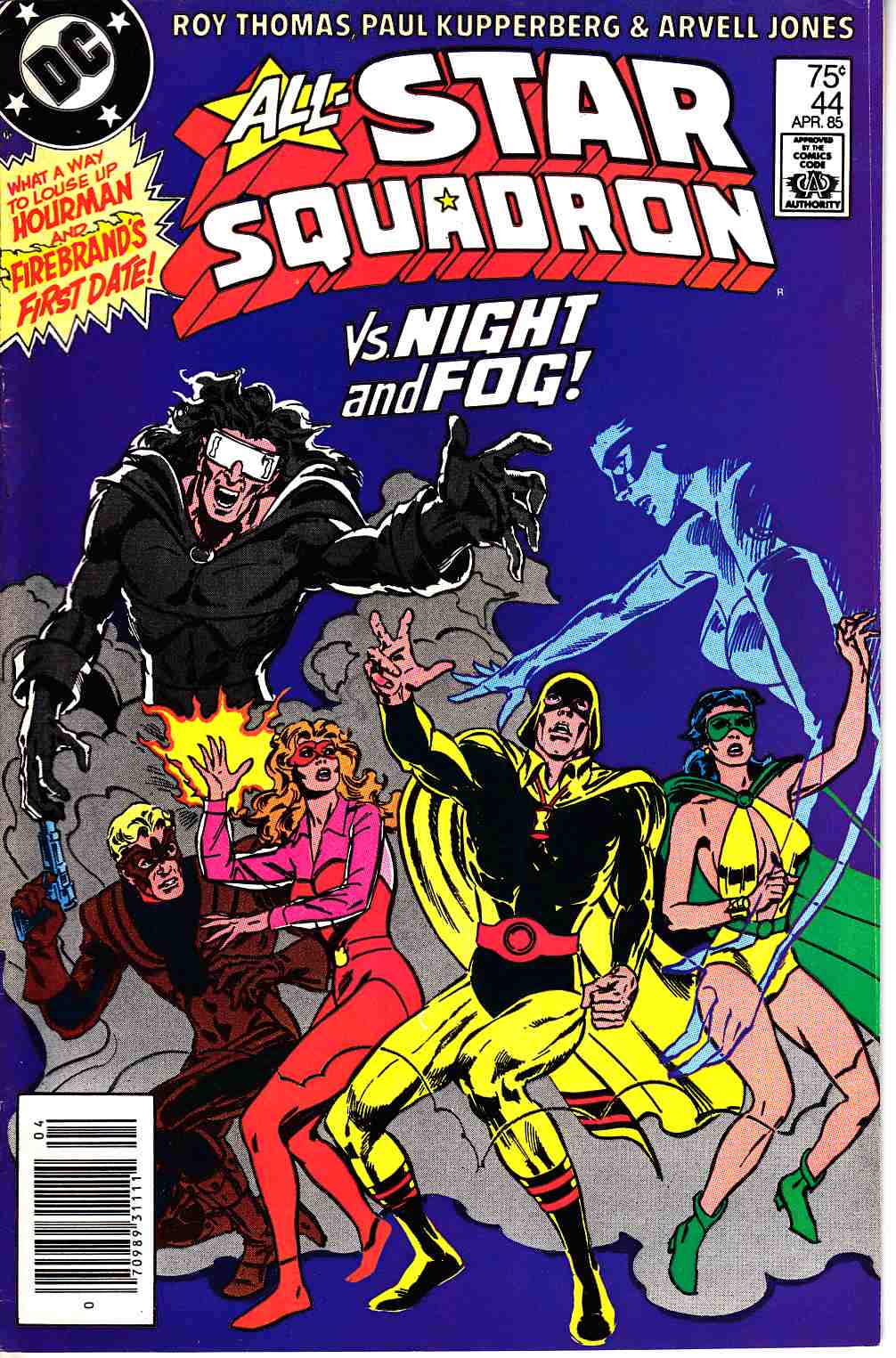 All Star Squadron #44 Newsstand Edition Very Fine (8.0) [DC Comic] LARGE