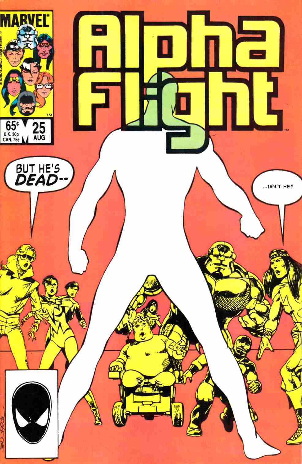 Alpha Flight #25 Very Fine (8.0) [Marvel Comic] THUMBNAIL