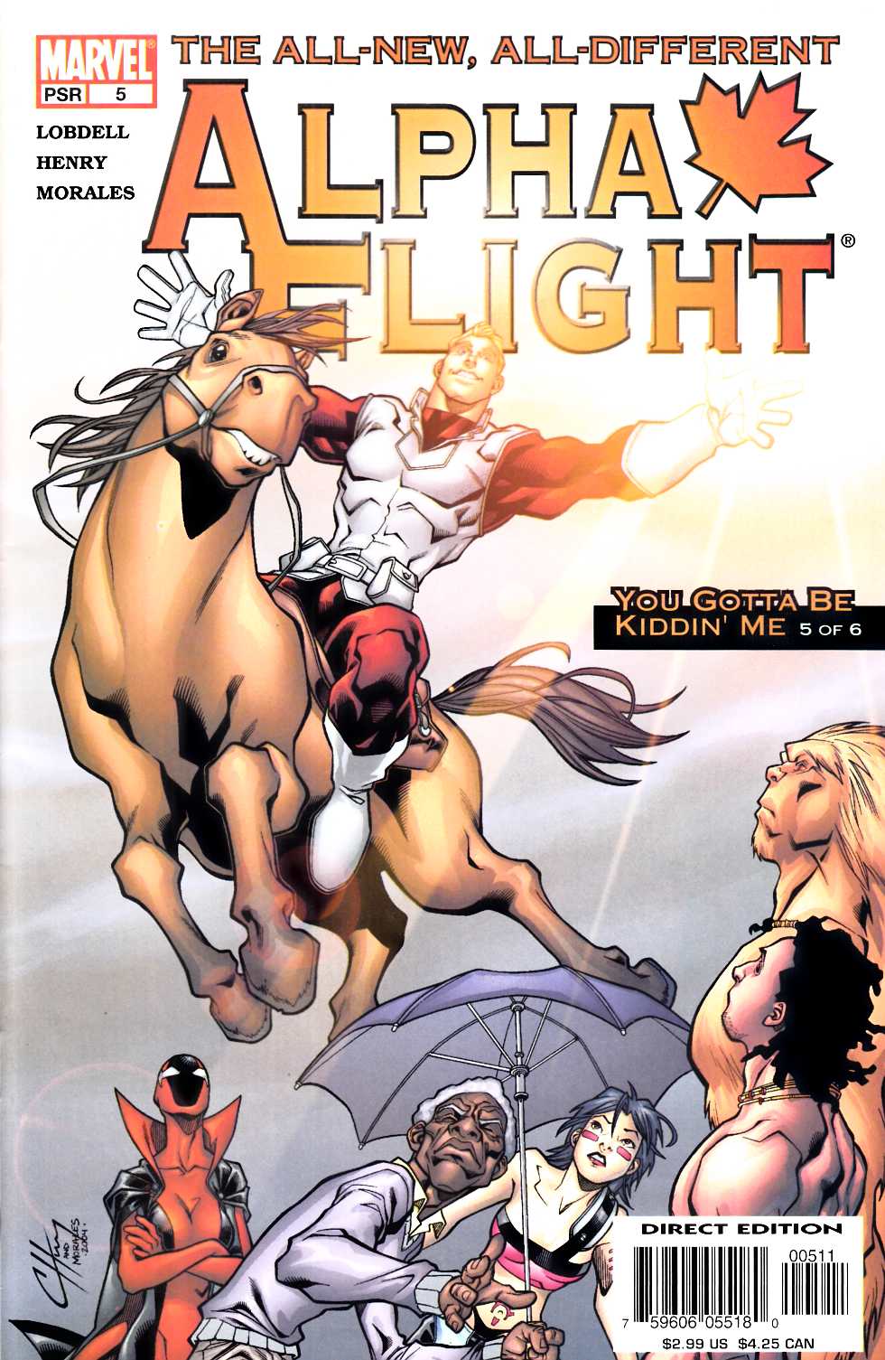 Alpha Flight #5 Very Fine (8.0) [Marvel Comic] THUMBNAIL