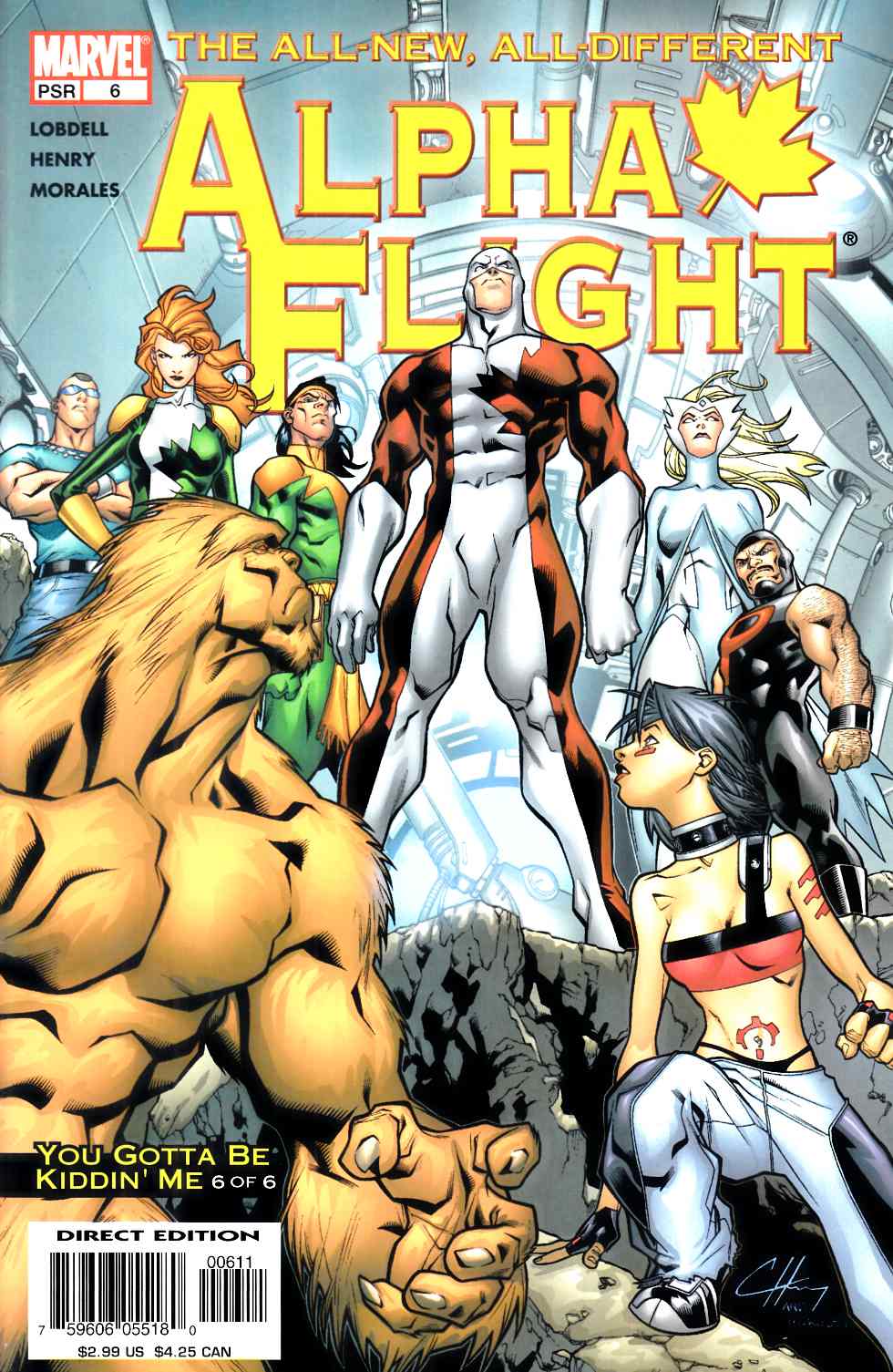 Alpha Flight #6 Very Fine (8.0) [Marvel Comic] THUMBNAIL