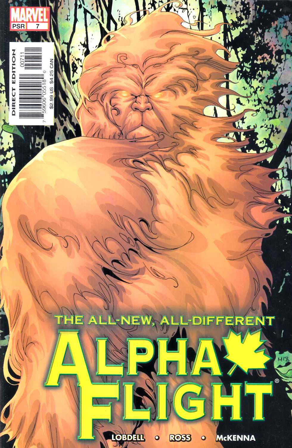Alpha Flight #7 Very Fine (8.0) [Marvel Comic] THUMBNAIL