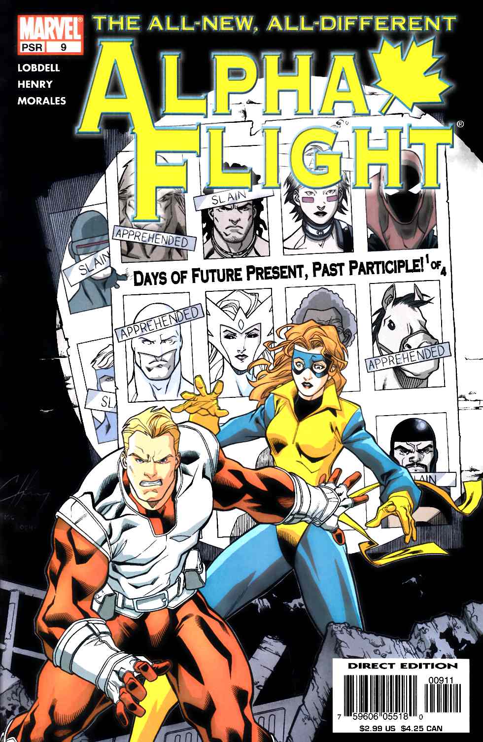 Alpha Flight #9 Very Fine (8.0) [Marvel Comic] THUMBNAIL