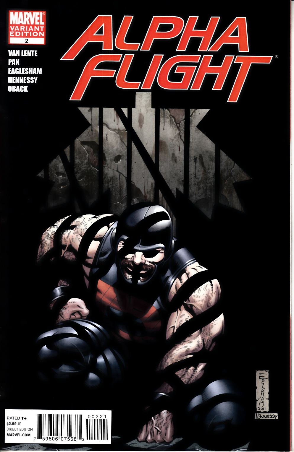 Alpha Flight #2 Eaglesham Variant Cover Very Fine (8.0) [Marvel Comic] THUMBNAIL