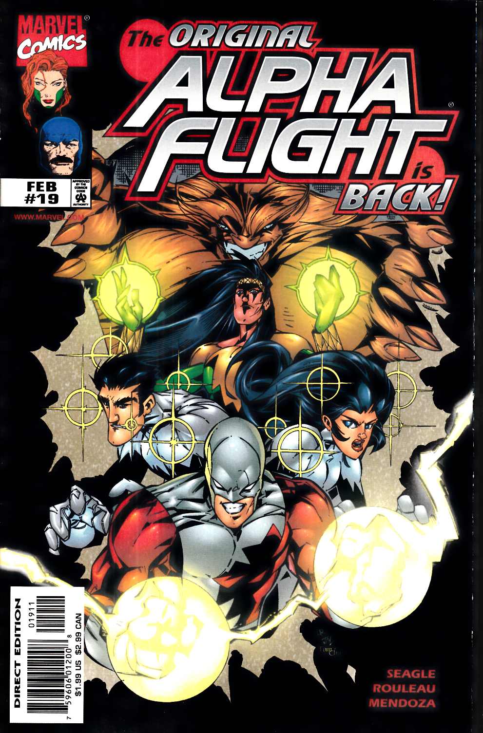 Alpha Flight #19 Very Fine (8.0) [Marvel Comic] LARGE