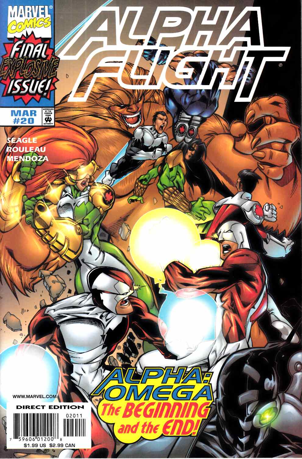 Alpha Flight #20 Very Fine (8.0) [Marvel Comic] LARGE