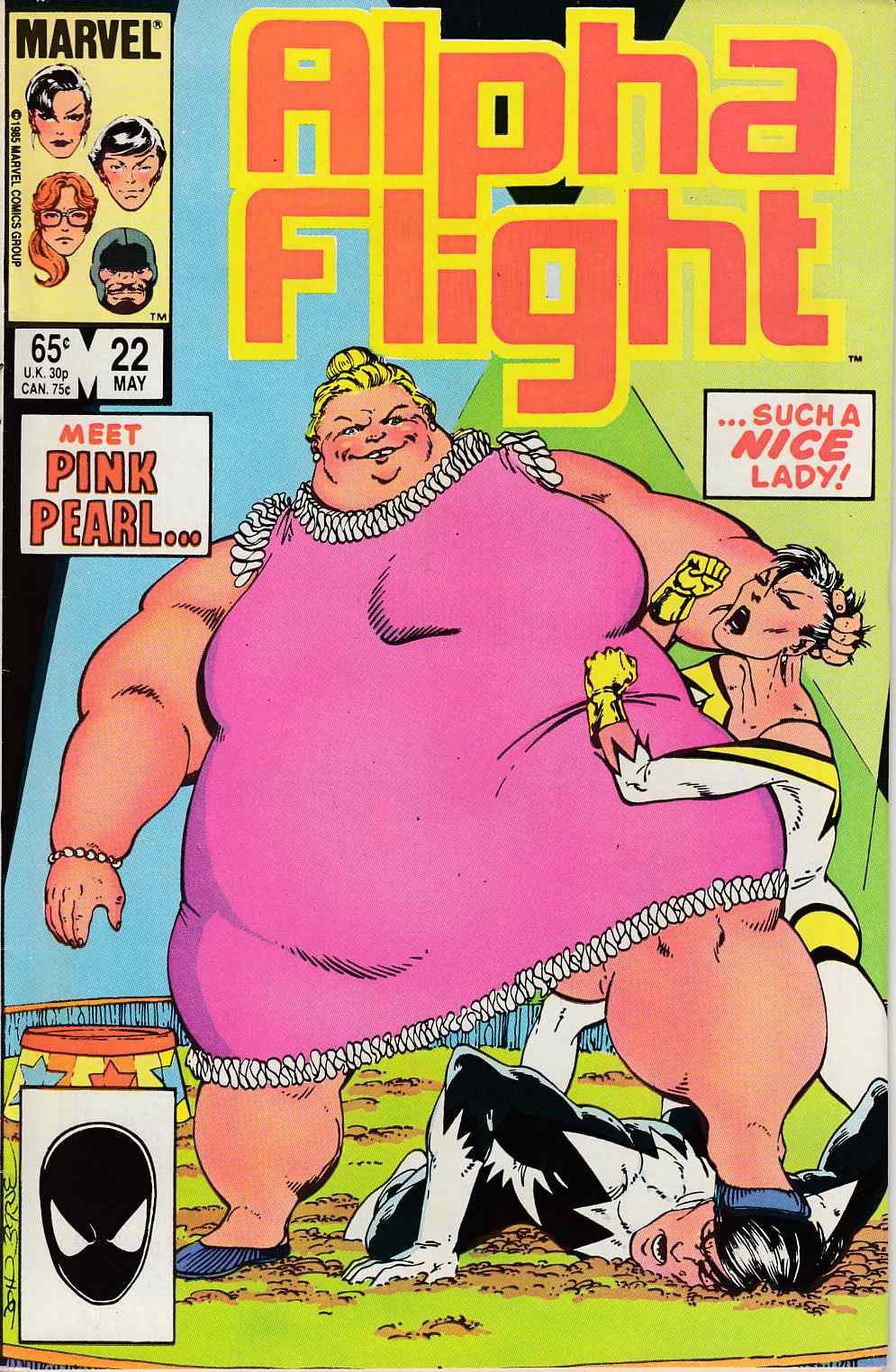Alpha Flight #22 Fine (6.0) [Marvel Comic] THUMBNAIL