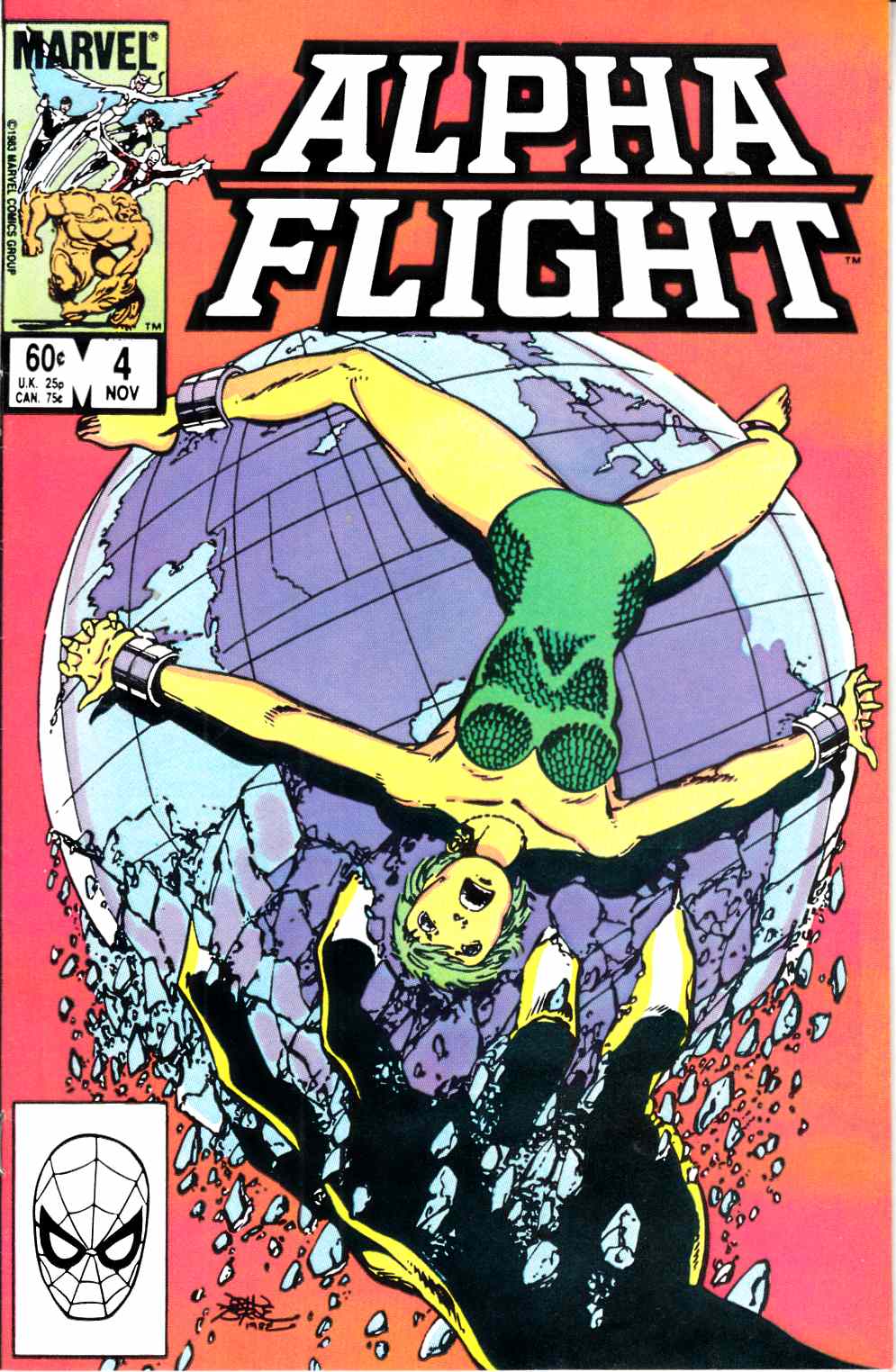 Alpha Flight #4 Very Fine Minus (7.5) [Marvel Comic] THUMBNAIL