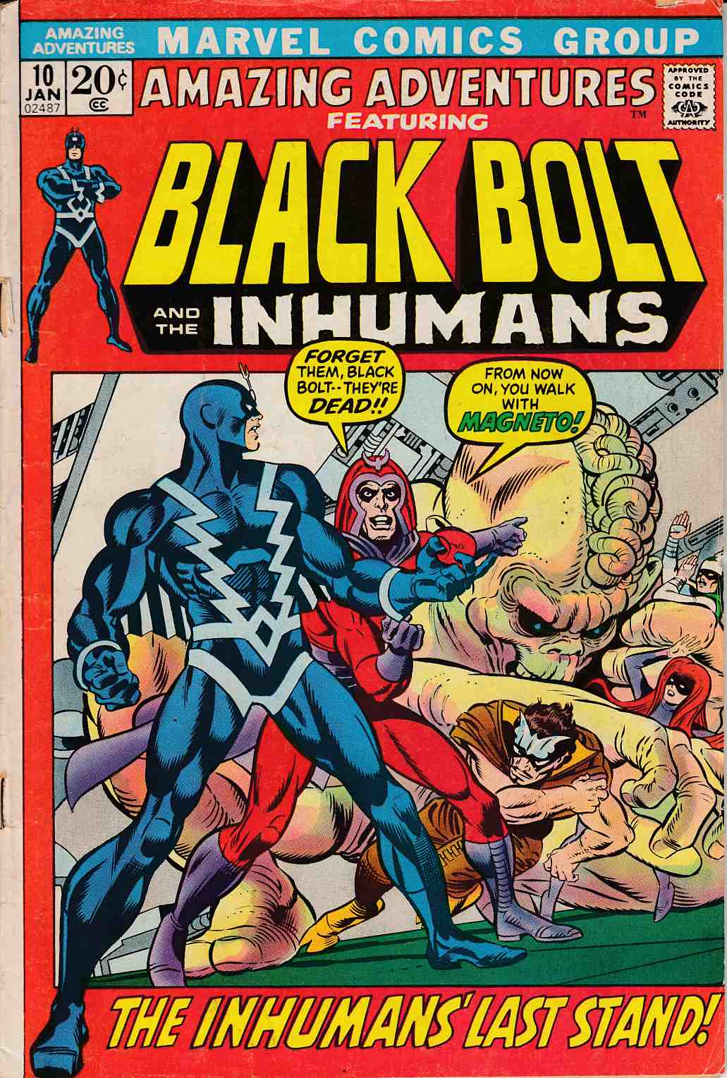 Amazing Adventures #10 Good Plus (2.5) [Marvel Comic] THUMBNAIL