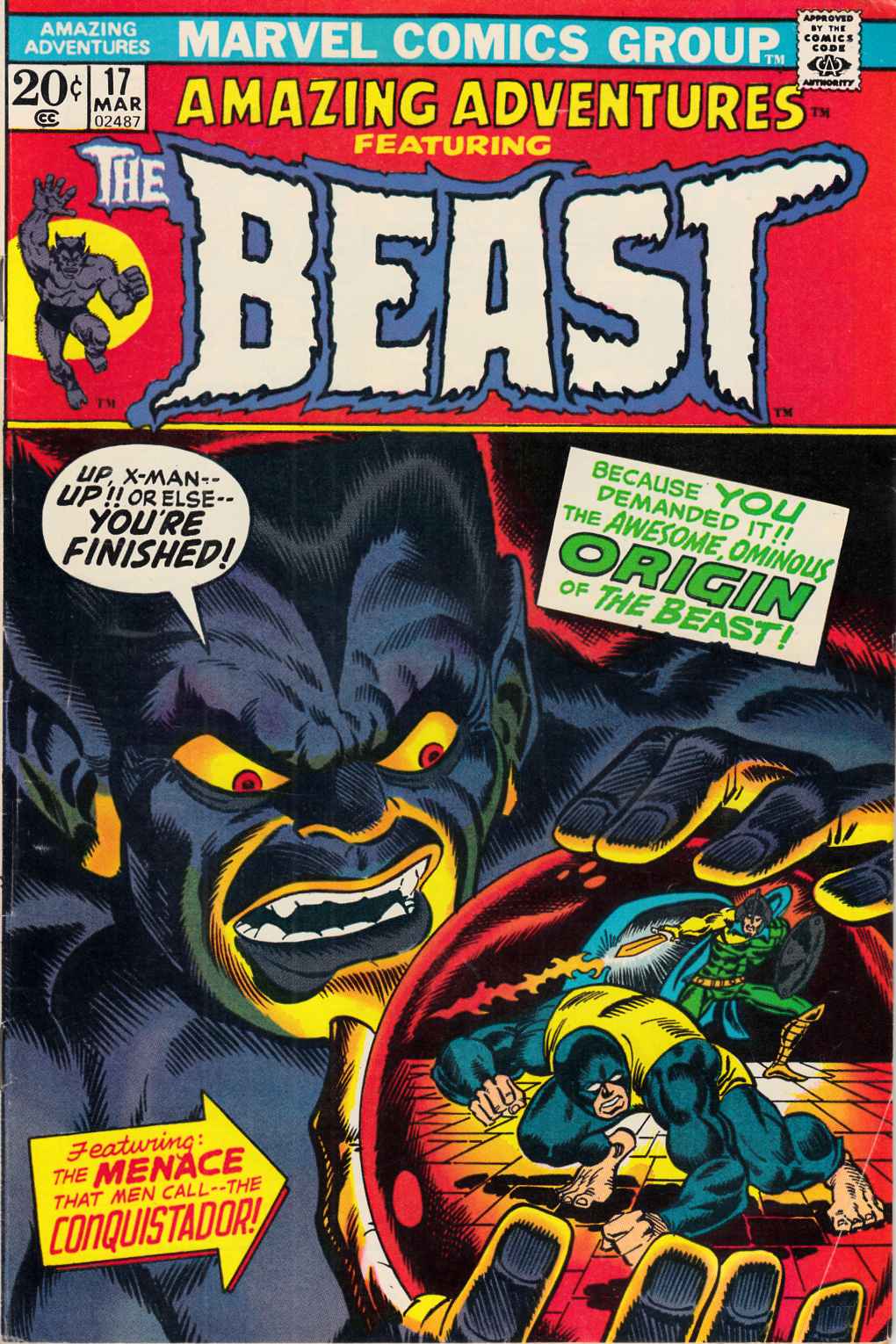 Amazing Adventures #17 Very Good Plus (4.5) [Marvel Comic] THUMBNAIL