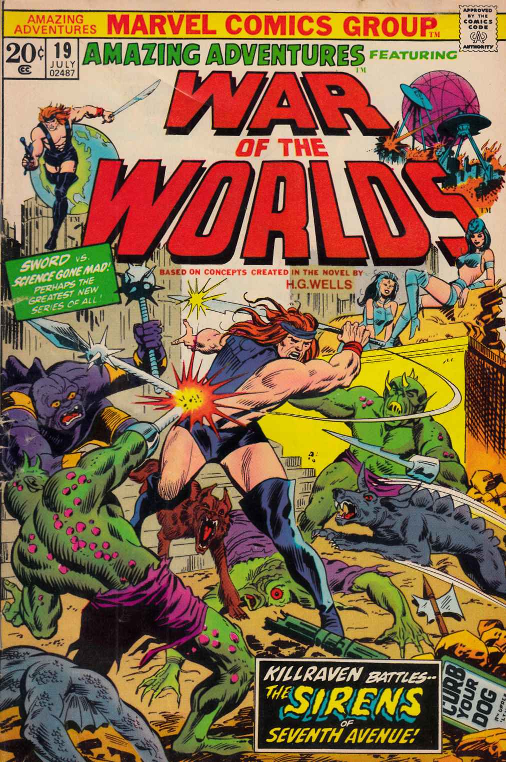 Amazing Adventures #19 Very Good (4.0) [Marvel Comic] THUMBNAIL