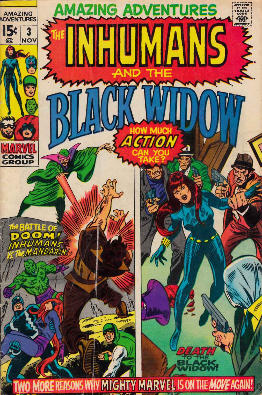 Amazing Adventures #3 Very Good (4.0) [Marvel Comic] THUMBNAIL