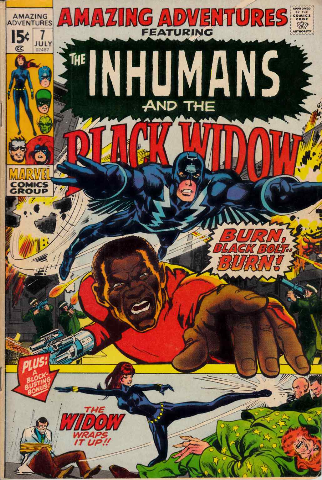 Amazing Adventures #7 Very Good Plus (4.5) [Marvel Comic] THUMBNAIL
