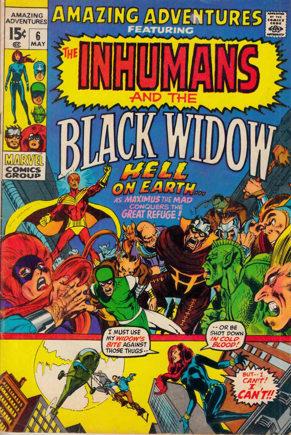 Amazing Adventures #6 Fine (6.0) [Marvel Comic] LARGE