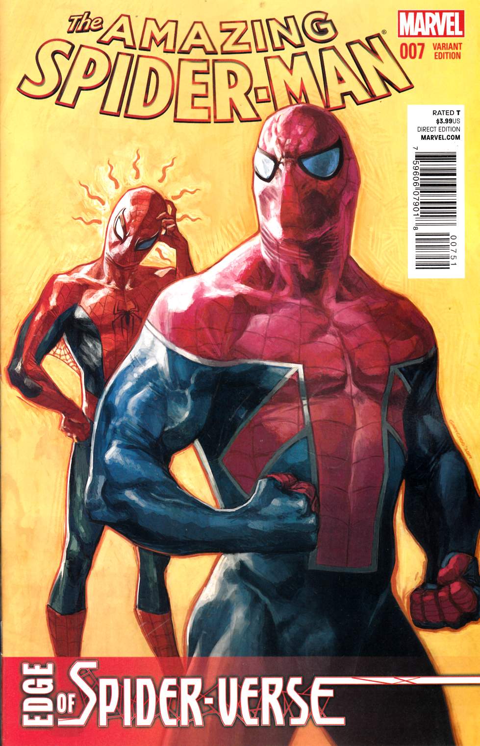 Amazing SpiderMan 7 Choo Variant Cover Near Mint (9.4) [Marvel Comic