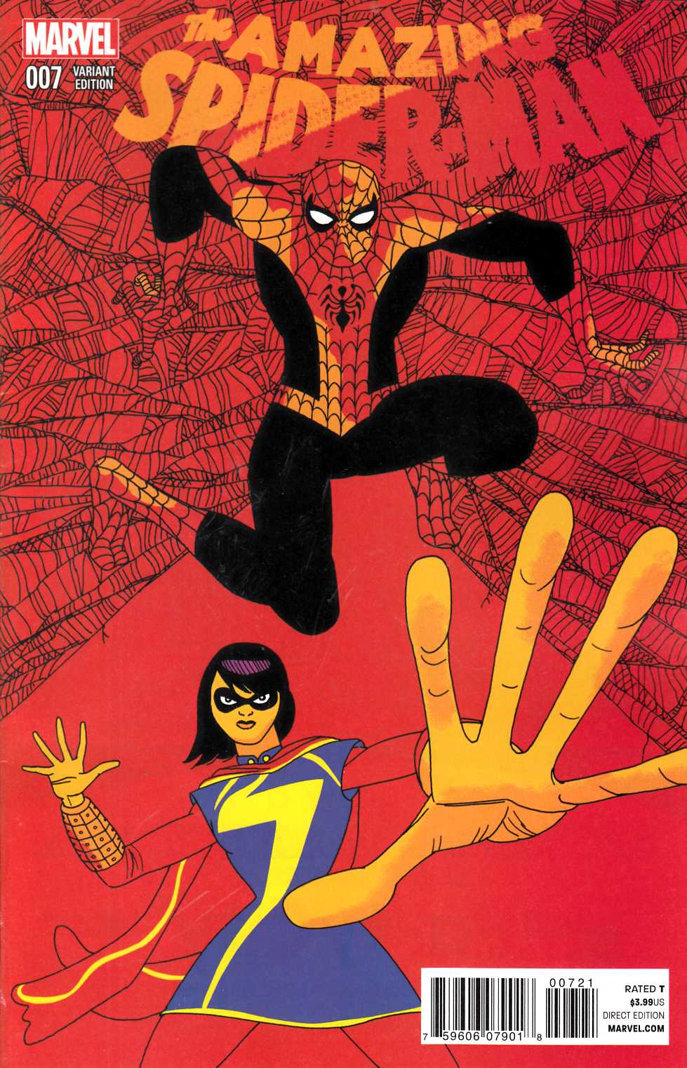 Amazing Spider-Man #7 Pulido Variant Cover Near Mint (9.4) [Marvel Comic] THUMBNAIL