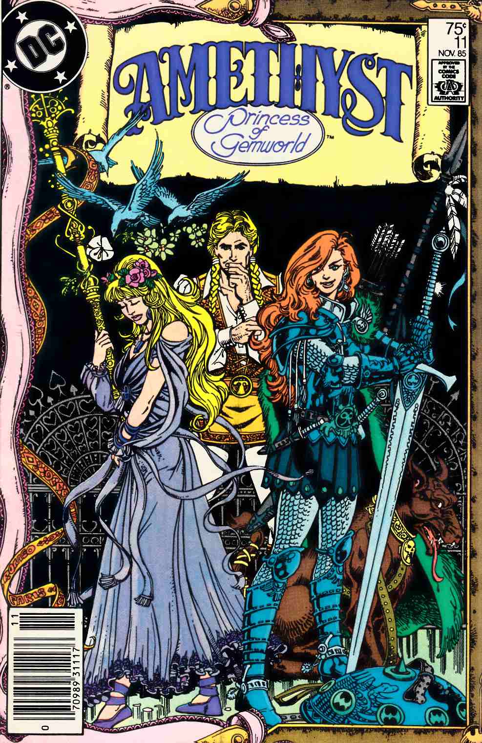 Amethyst Princess of Gemworld #11 Newsstand Edition Fine (6.0) [DC Comic] THUMBNAIL