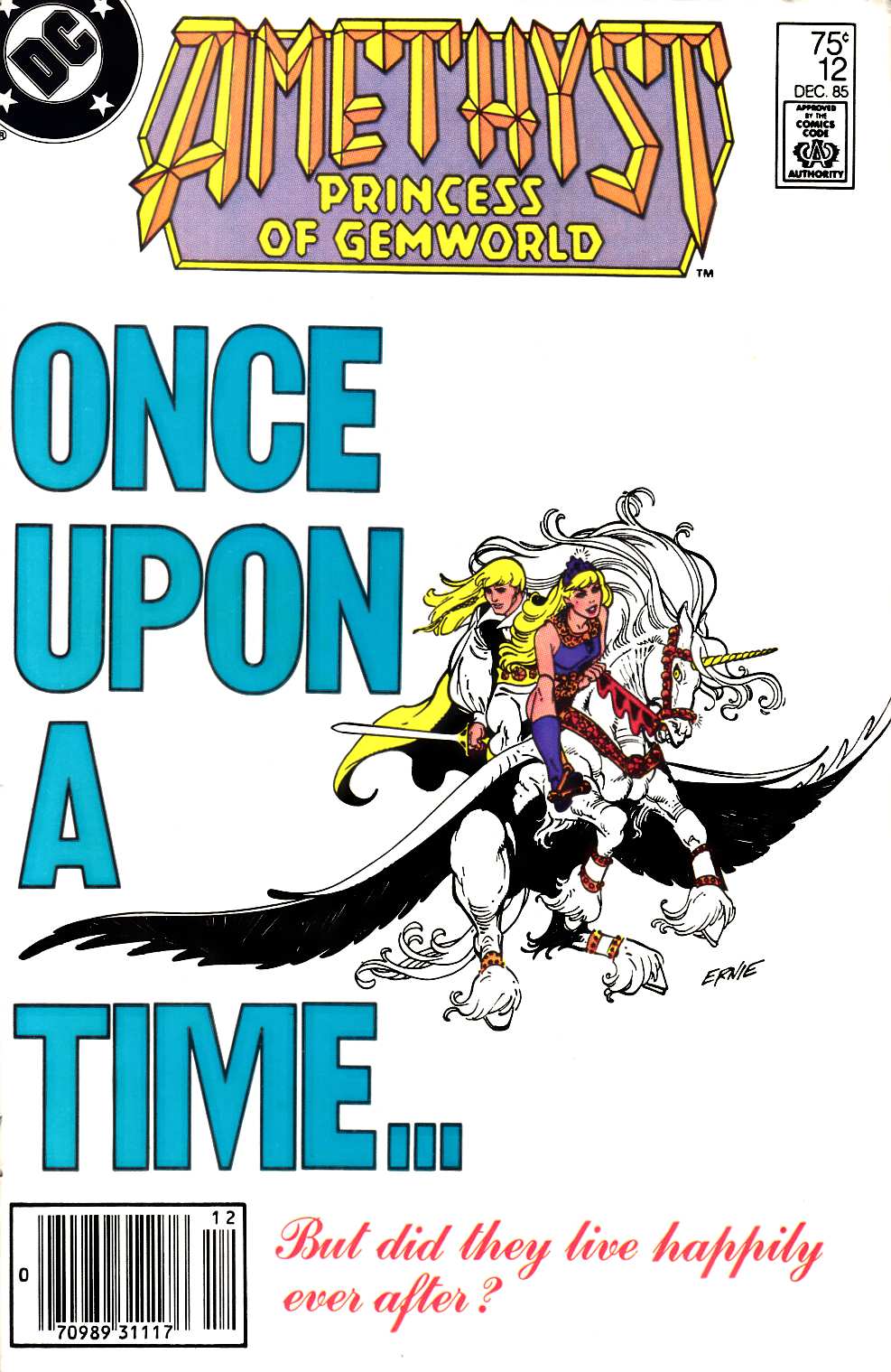 Amethyst Princess of Gemworld #12 Newsstand Edition Very Good (4.0) [DC Comic] THUMBNAIL