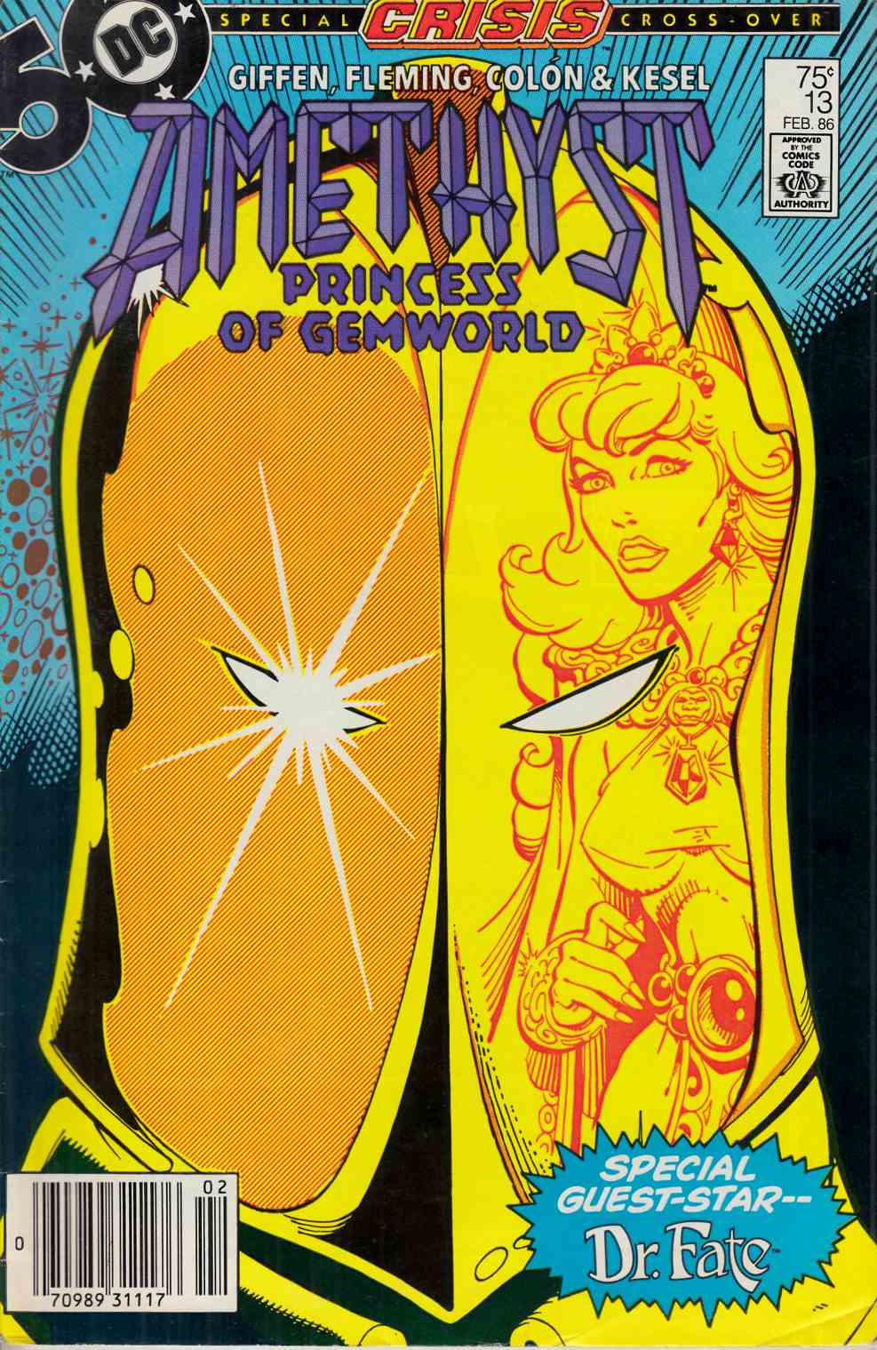 Amethyst Princess of Gemworld #13 Newsstand Edition Fine (6.0) [DC Comic] THUMBNAIL