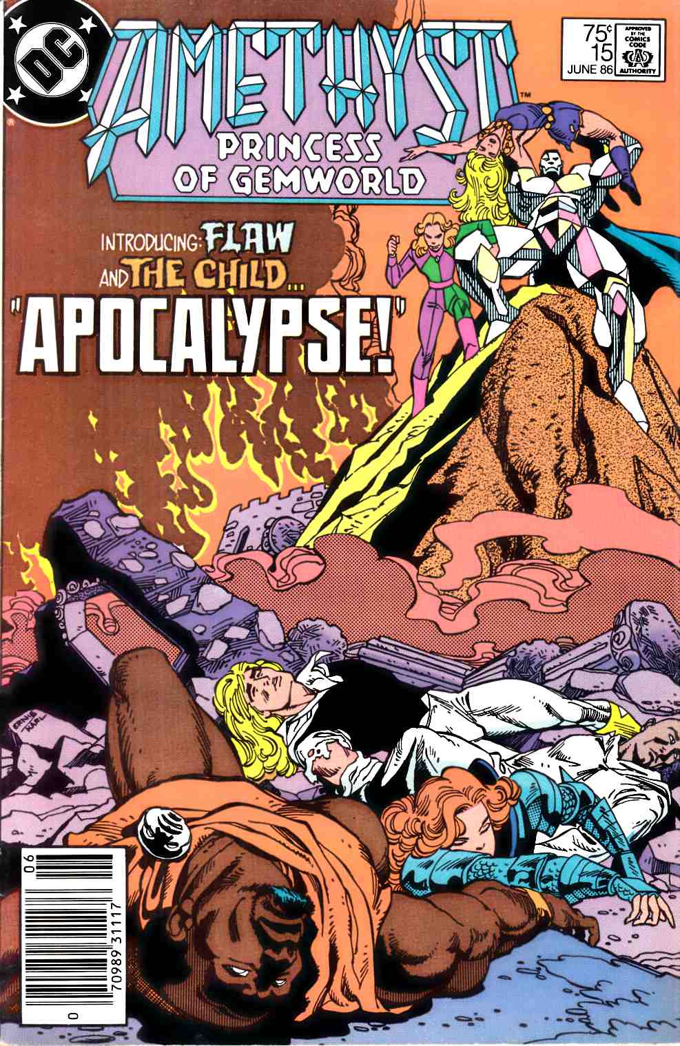 Amethyst Princess of Gemworld #15 Newsstand Edition Very Good (4.0) [DC Comic] THUMBNAIL