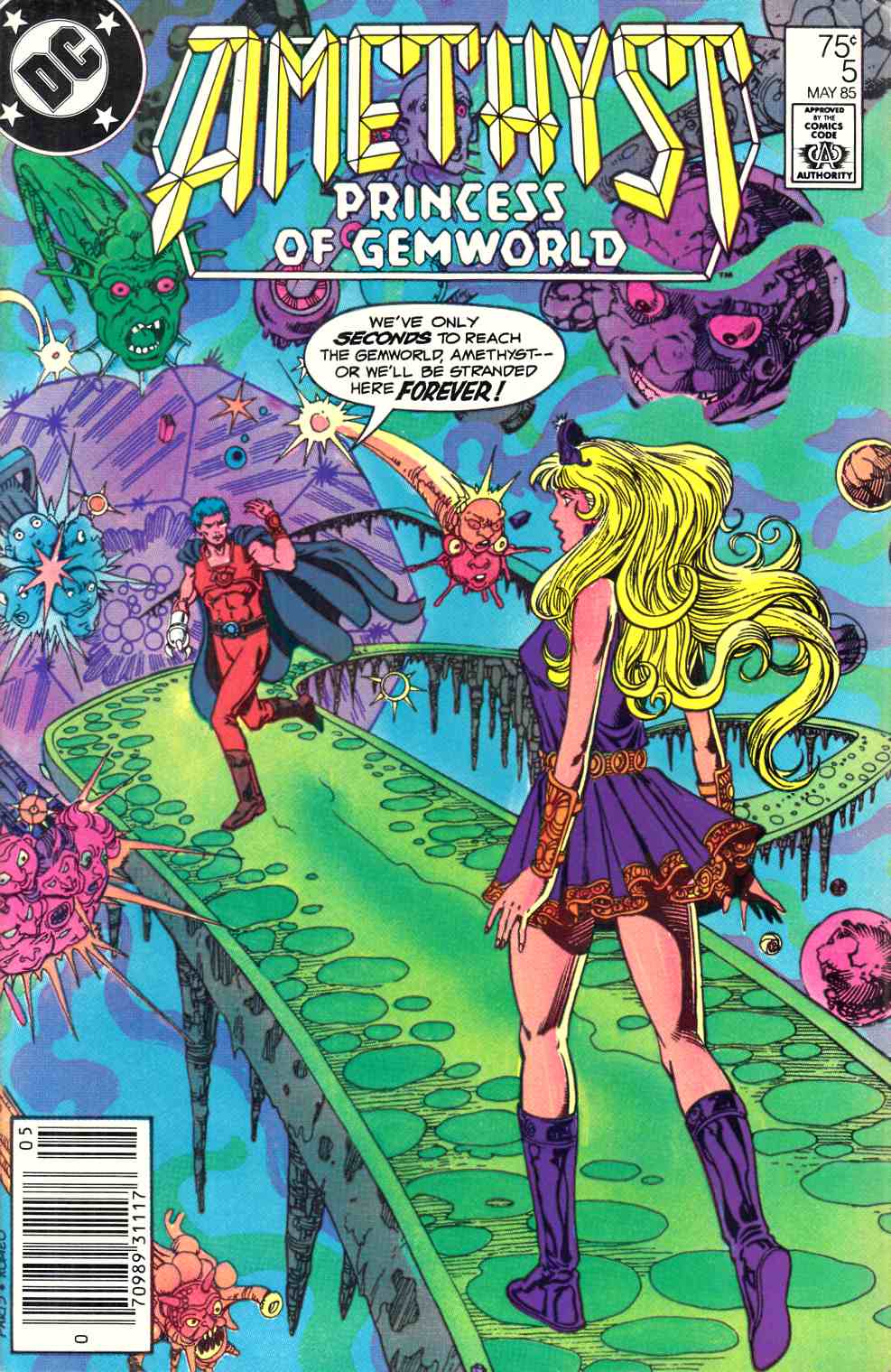Amethyst Princess of Gemworld #5 Newsstand Edition Fine (6.0) [DC Comic] THUMBNAIL