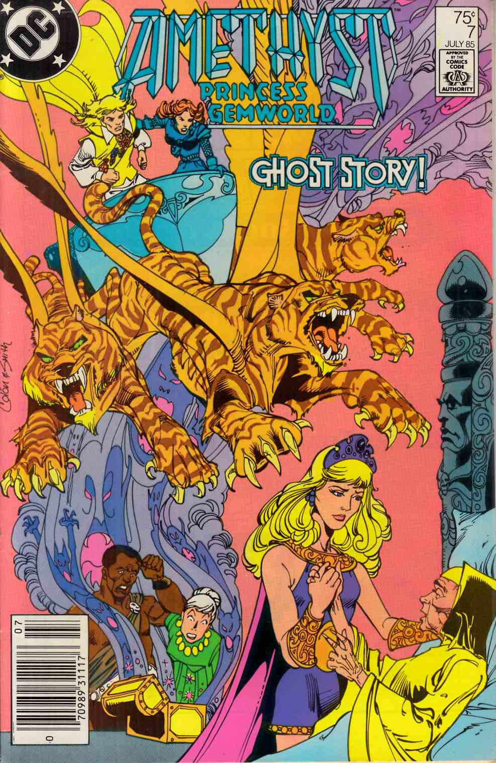 Amethyst Princess of Gemworld #7 Newsstand Edition Fine (6.0) [DC Comic] THUMBNAIL