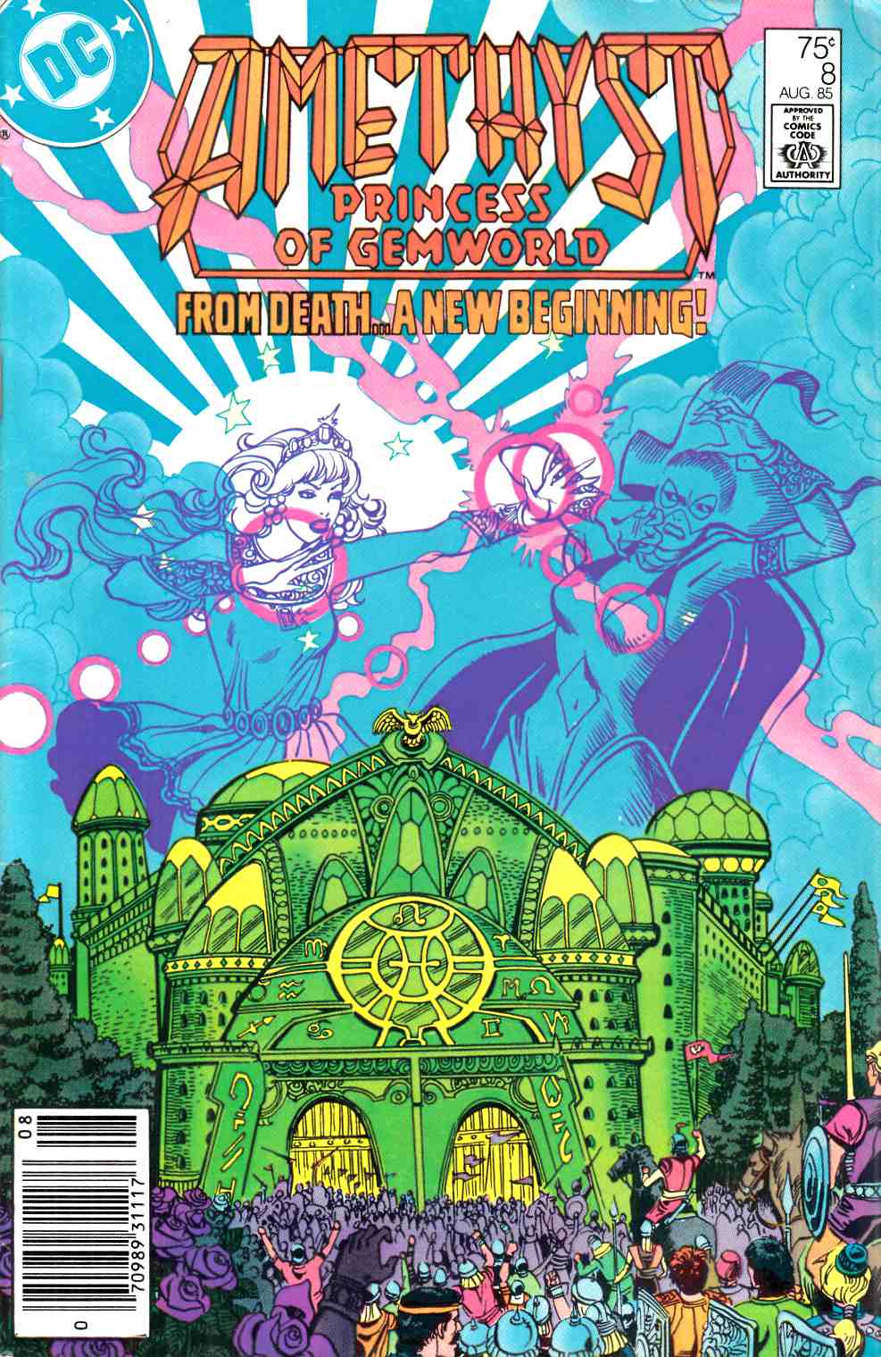 Amethyst Princess of Gemworld #8 Newsstand Edition Fine (6.0) [DC Comic] THUMBNAIL