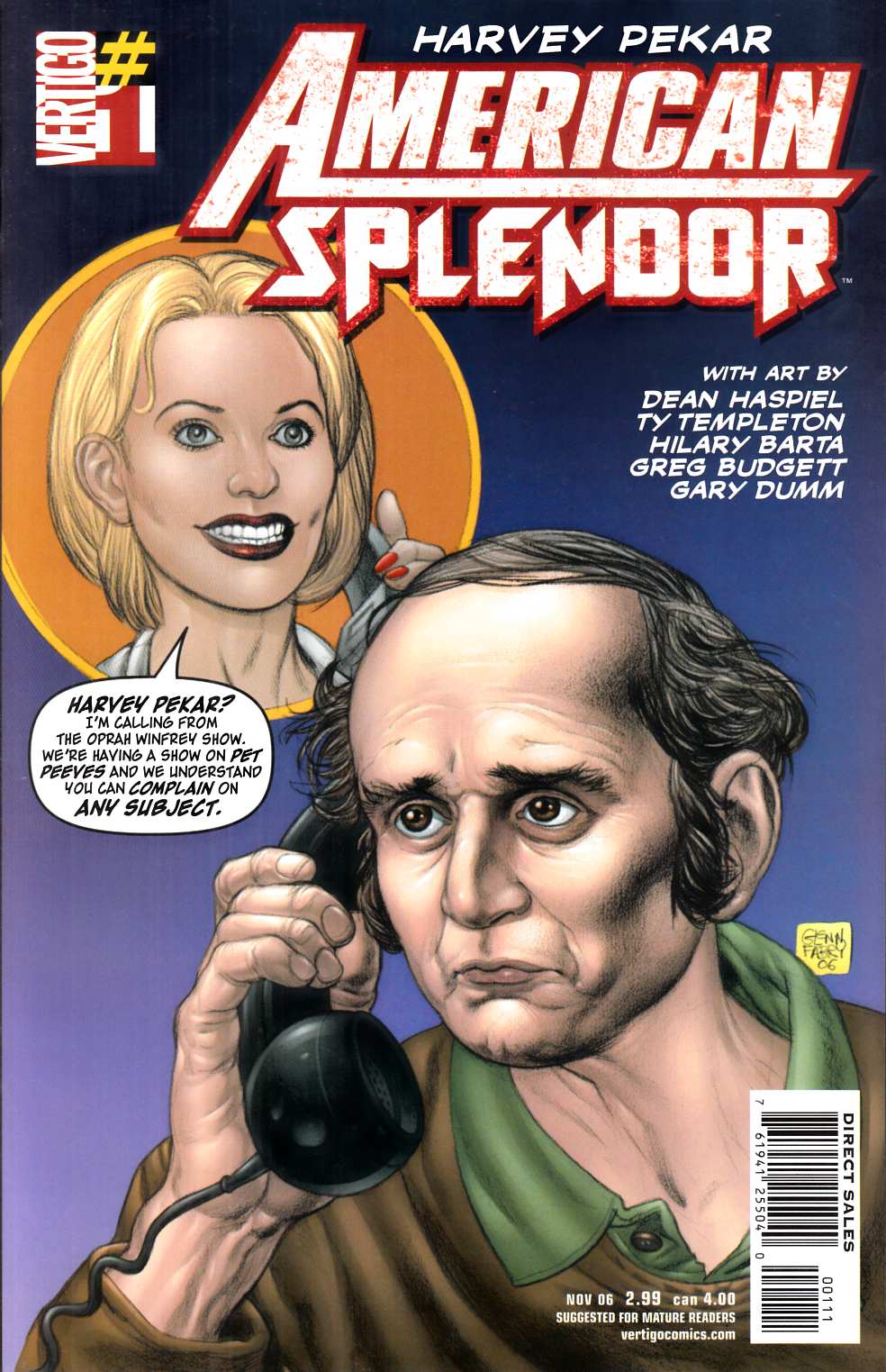 American Splendor #1 Near Mint (9.4) [DC Comic] THUMBNAIL