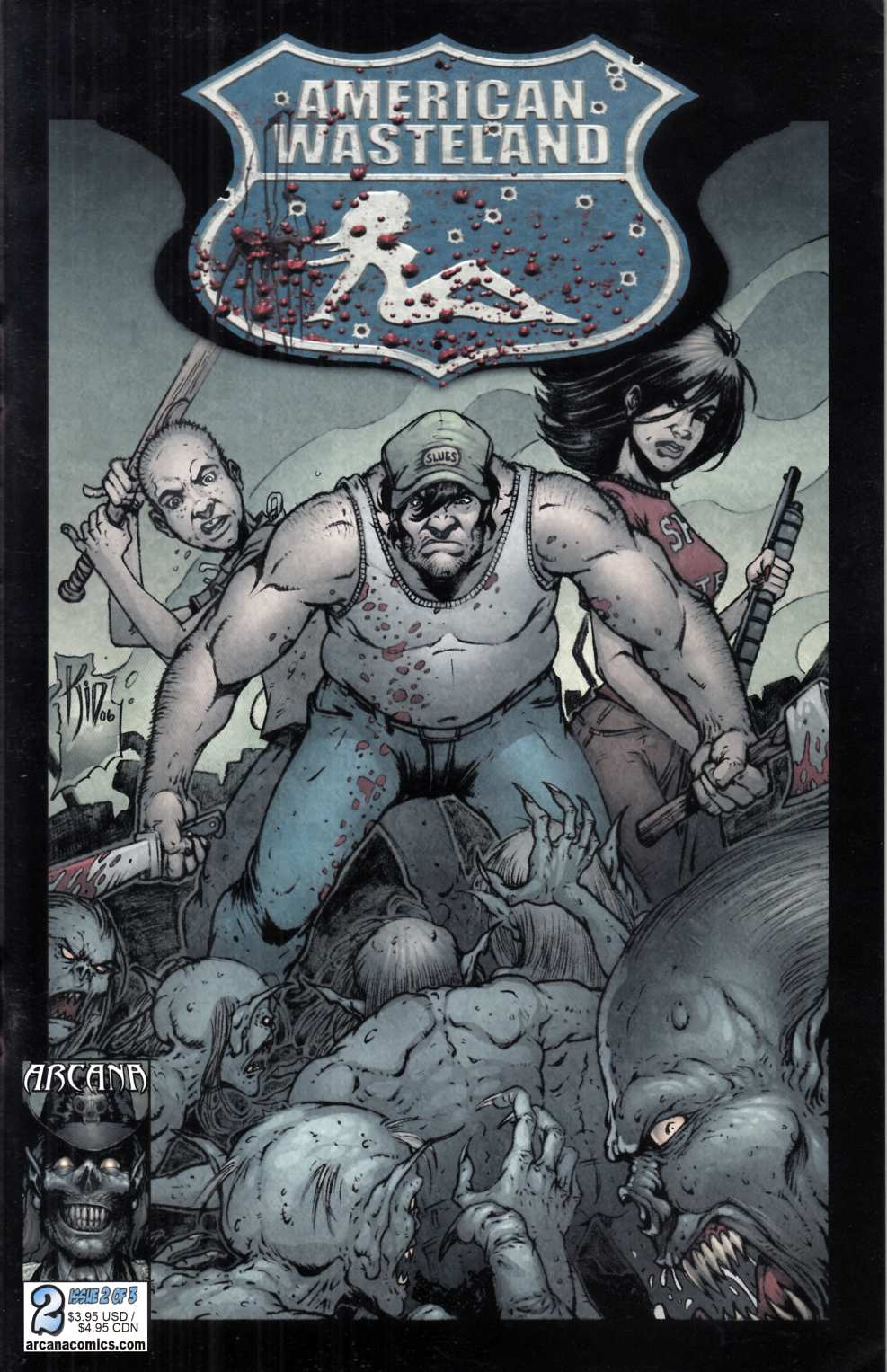 American Wasteland #2 Near Mint (9.4) [Arcana Comic] THUMBNAIL
