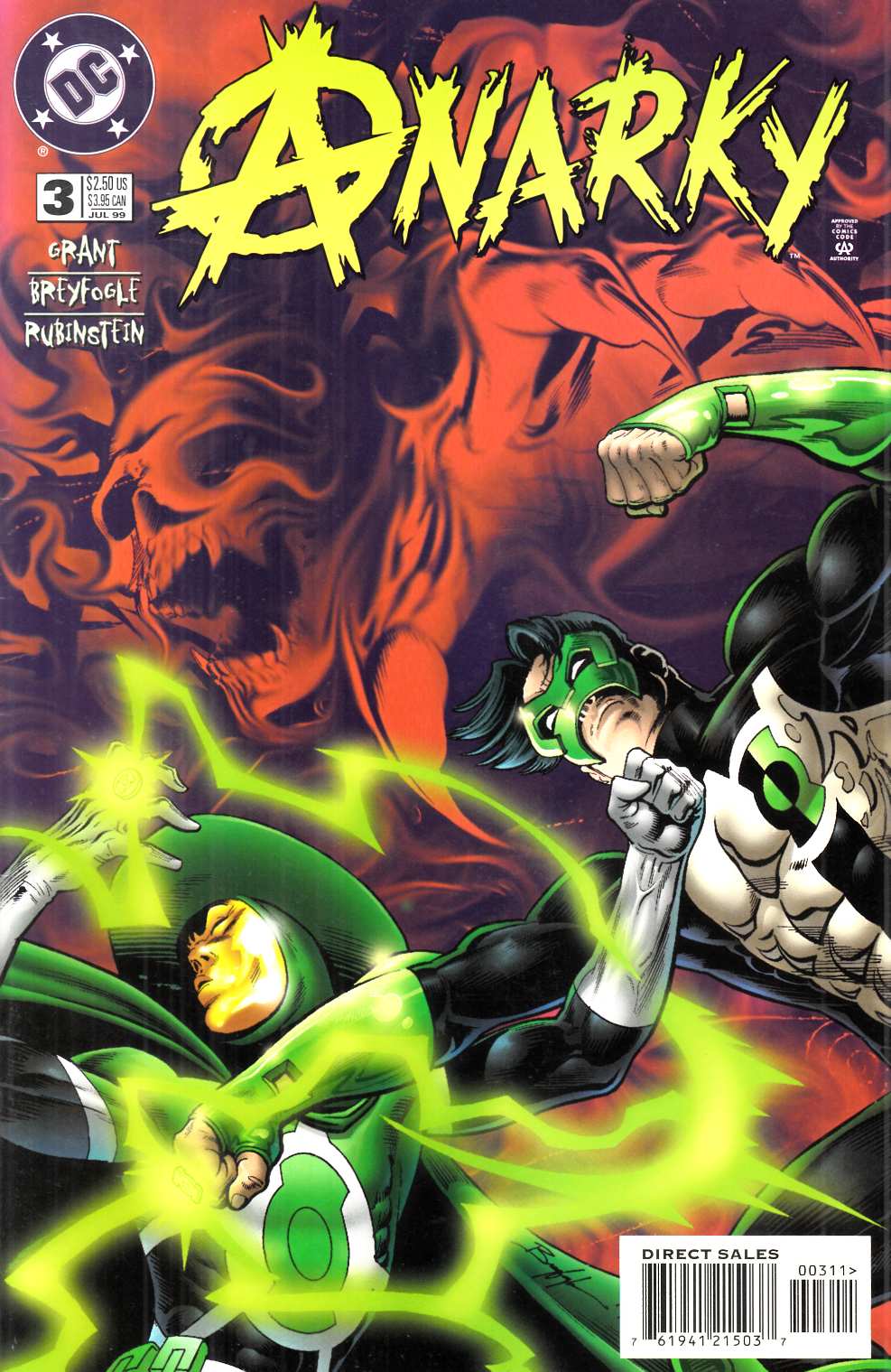 Anarky #3 Very Fine (8.0) [DC Comic] LARGE