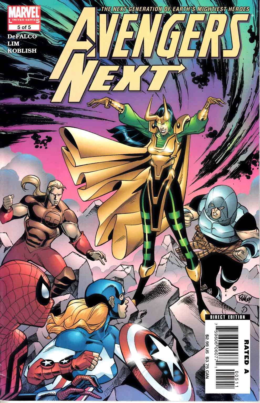 Avengers Next #5 Very Fine Minus (7.5) [Marvel Comic] THUMBNAIL