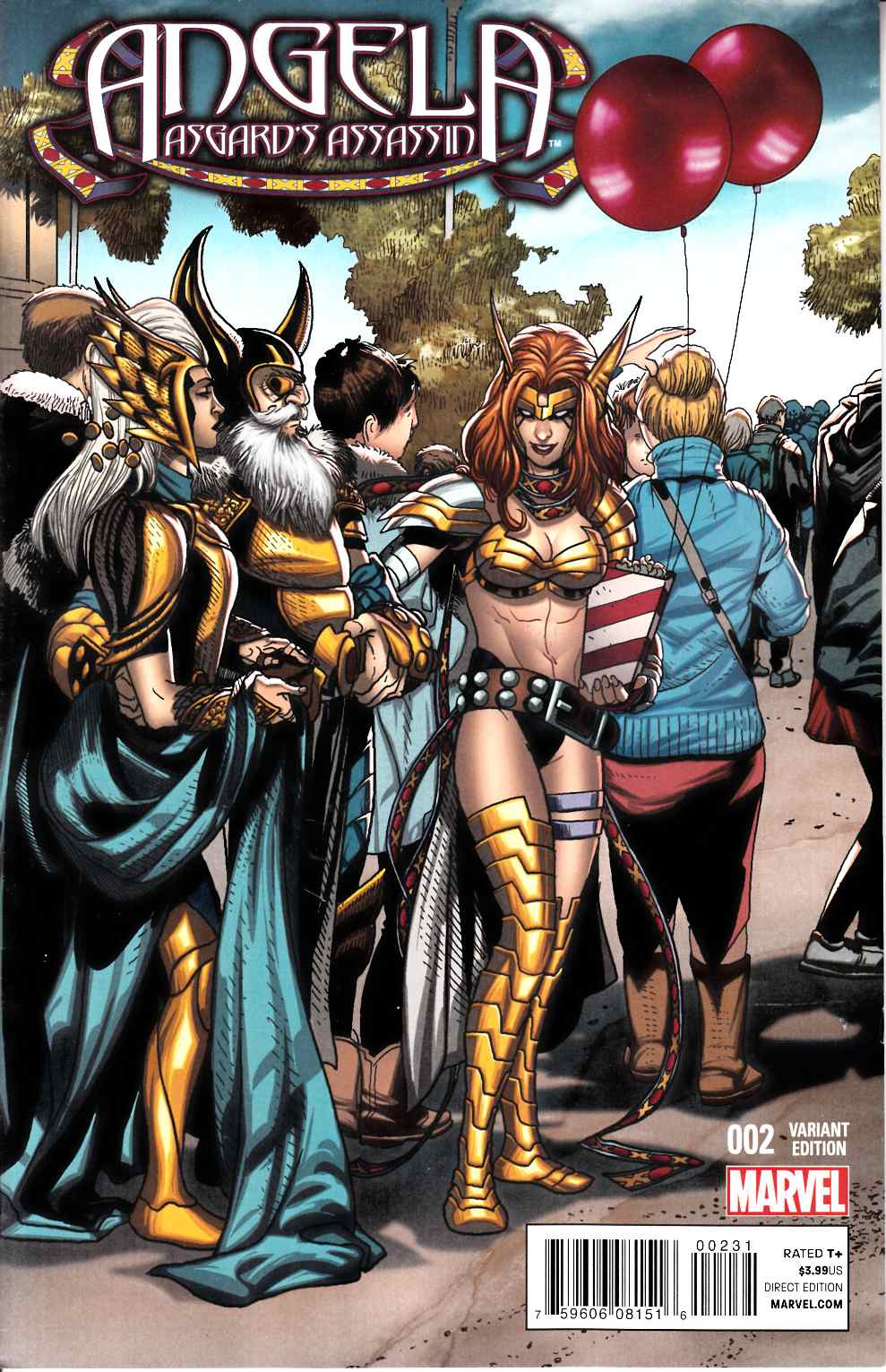Angela Asgards Assassin #2 Welcome Home Variant Cover Near Mint (9.4) [Marvel Comic] THUMBNAIL