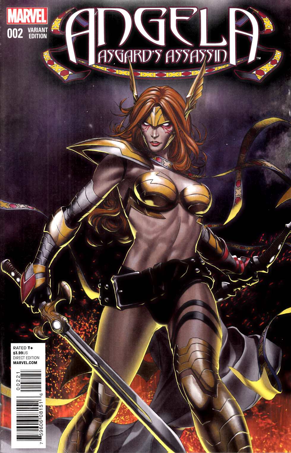 Angela Asgards Assassin #2 Choi Variant Cover Near Mint (9.4) [Marvel Comic] THUMBNAIL