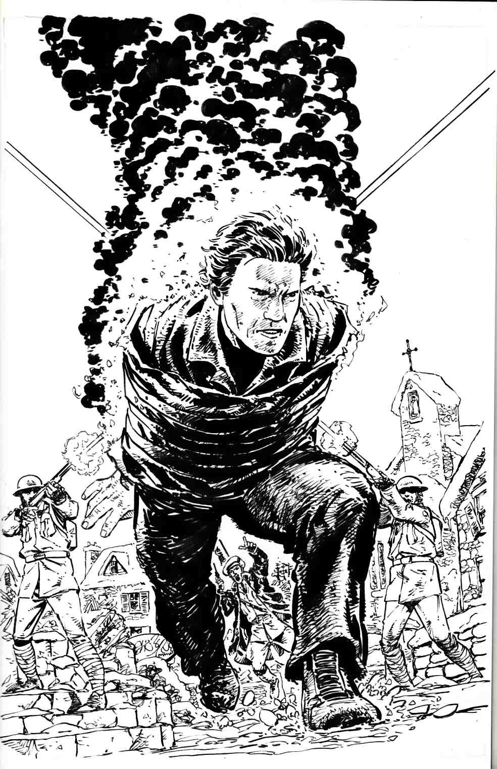 Angel Blood and Trenches #1 RI Variant Cover Near Mint (9.4) [IDW Comic] THUMBNAIL
