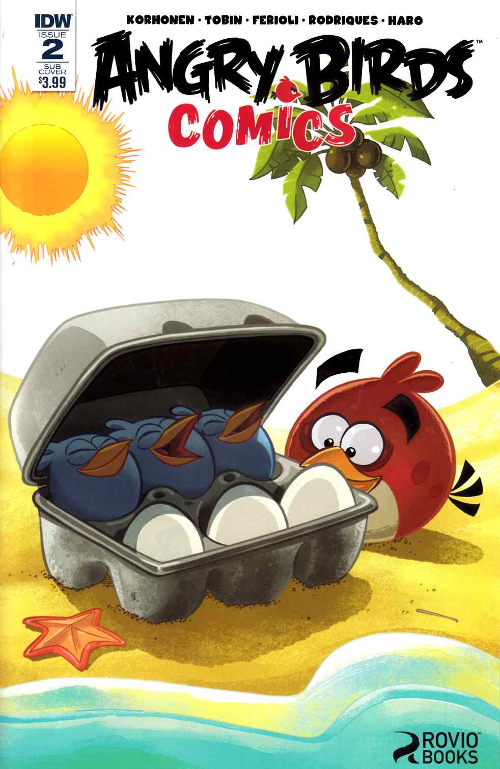 Angry Birds Comics (2016) #2 Subscription Cover [IDW Comic] LARGE