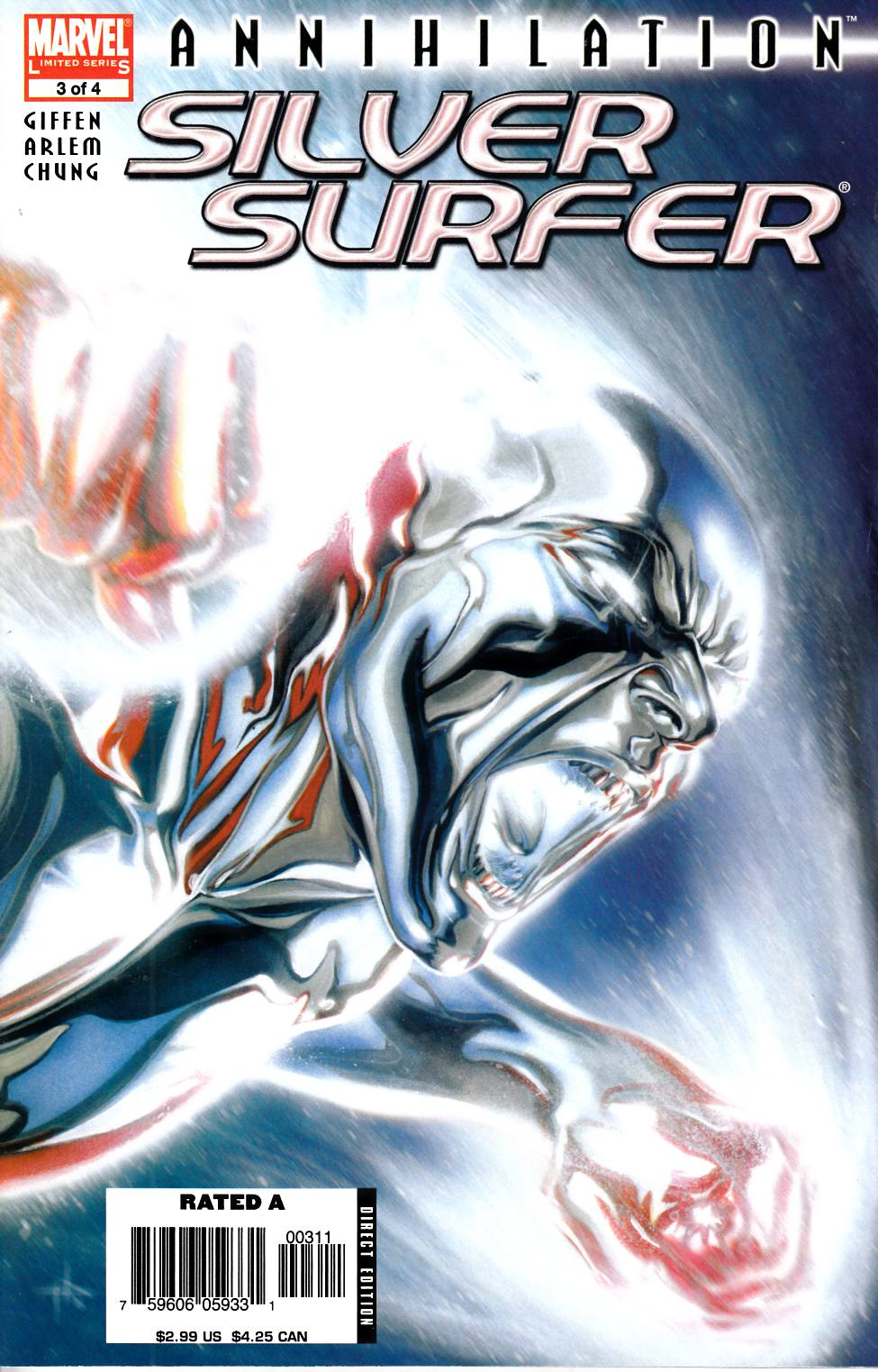 Annihilation Silver Surfer #3 Very Fine (8.0) [Marvel Comic] LARGE