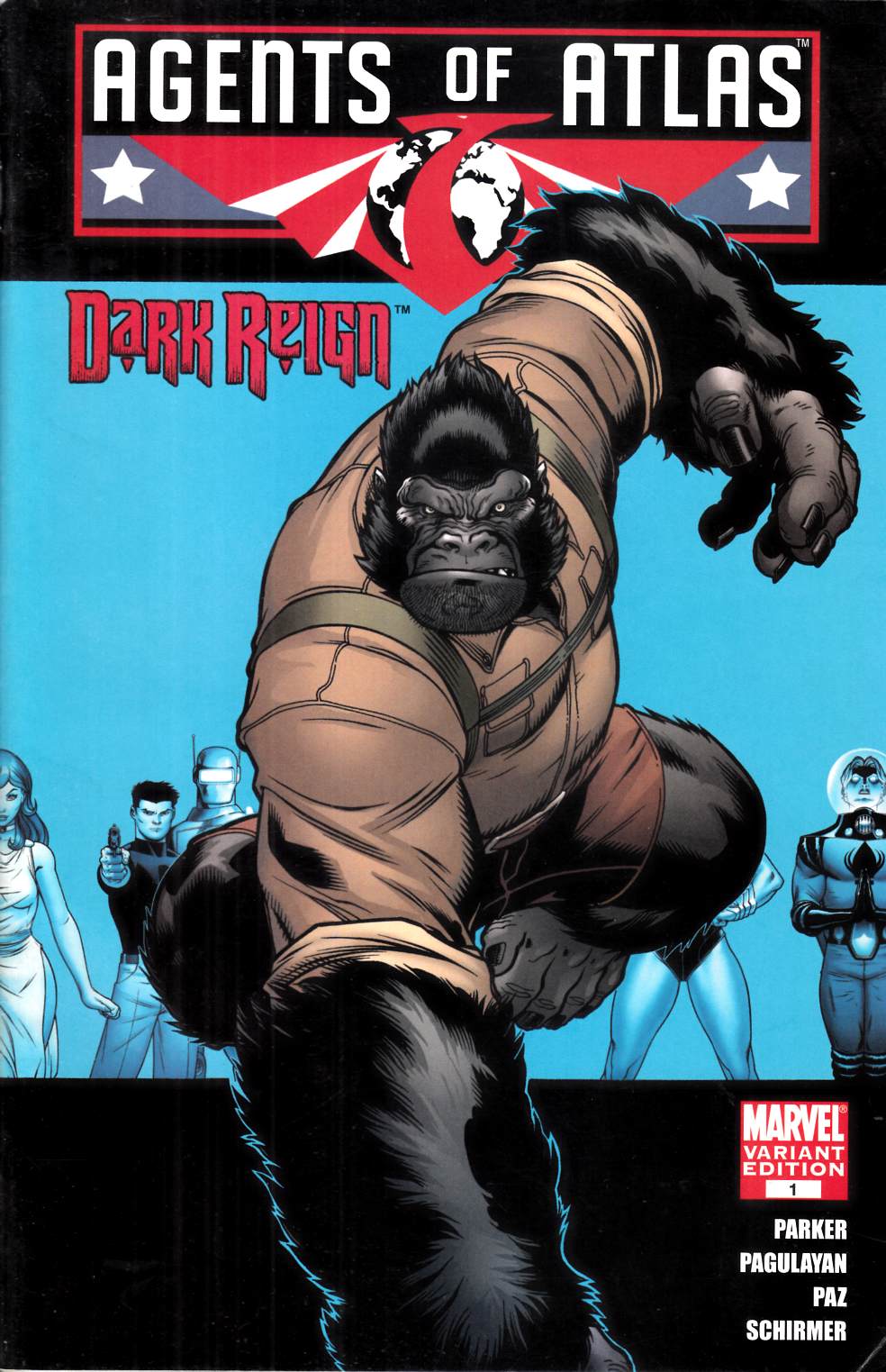 Agents of Atlas #1 McGuinness Variant Cover Fine (6.0) [Marvel Comic] LARGE