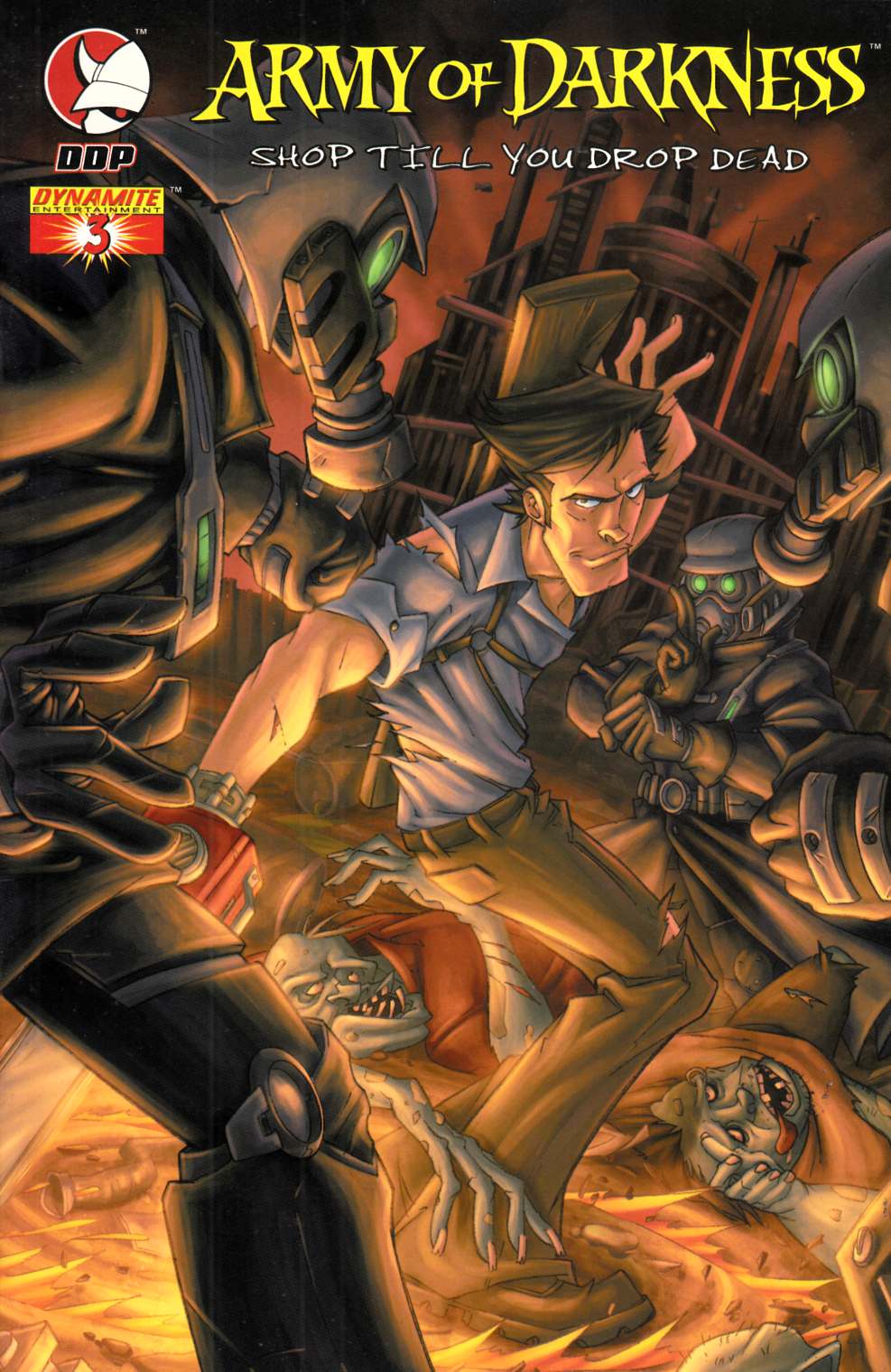 Army of Darkness Shop Till You Drop Dead #3 Glow in Dark Variant Near Mint (9.4) [DDP Comic] LARGE