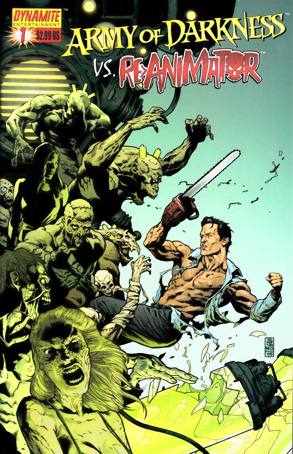 Army of Darkness vs Re-Animator #1 Cover D Near Mint (9.4) [Dynamite Comic] THUMBNAIL